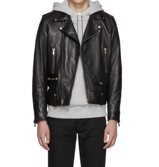 Hedi Slimane × Saint Laurent Paris × Yves Saint Laurent SAINT LAURENT - L01 Leather Jacket by Hedi Slimane Size US M / EU 48-50 / 2 - 8 Thumbnail
