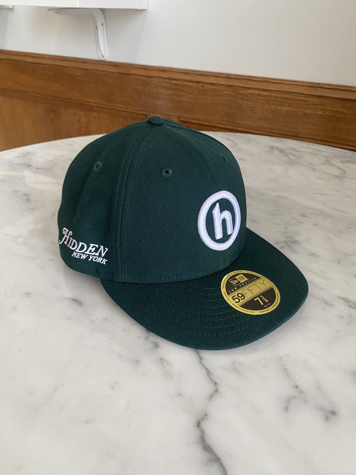 HIDDEN × New Era Hidden NY Dark Green H Logo New Era Fitted Hat 7