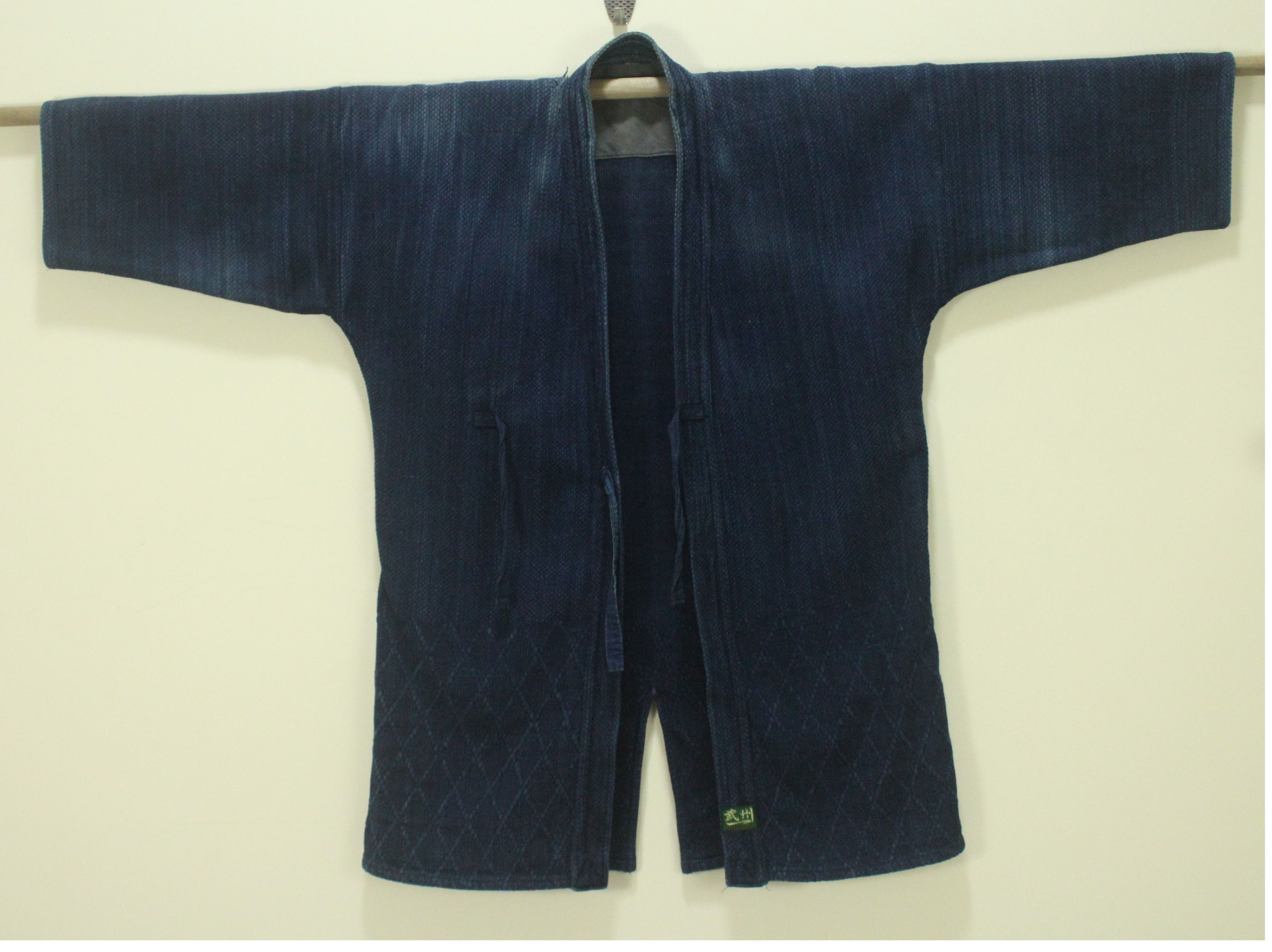 Japanese Brand × Vintage Vintage KENDO Jacket Indigo Japanese Samurai Jacket Noragi Size US M / EU 48-50 / 2 - 2 Thumbnail