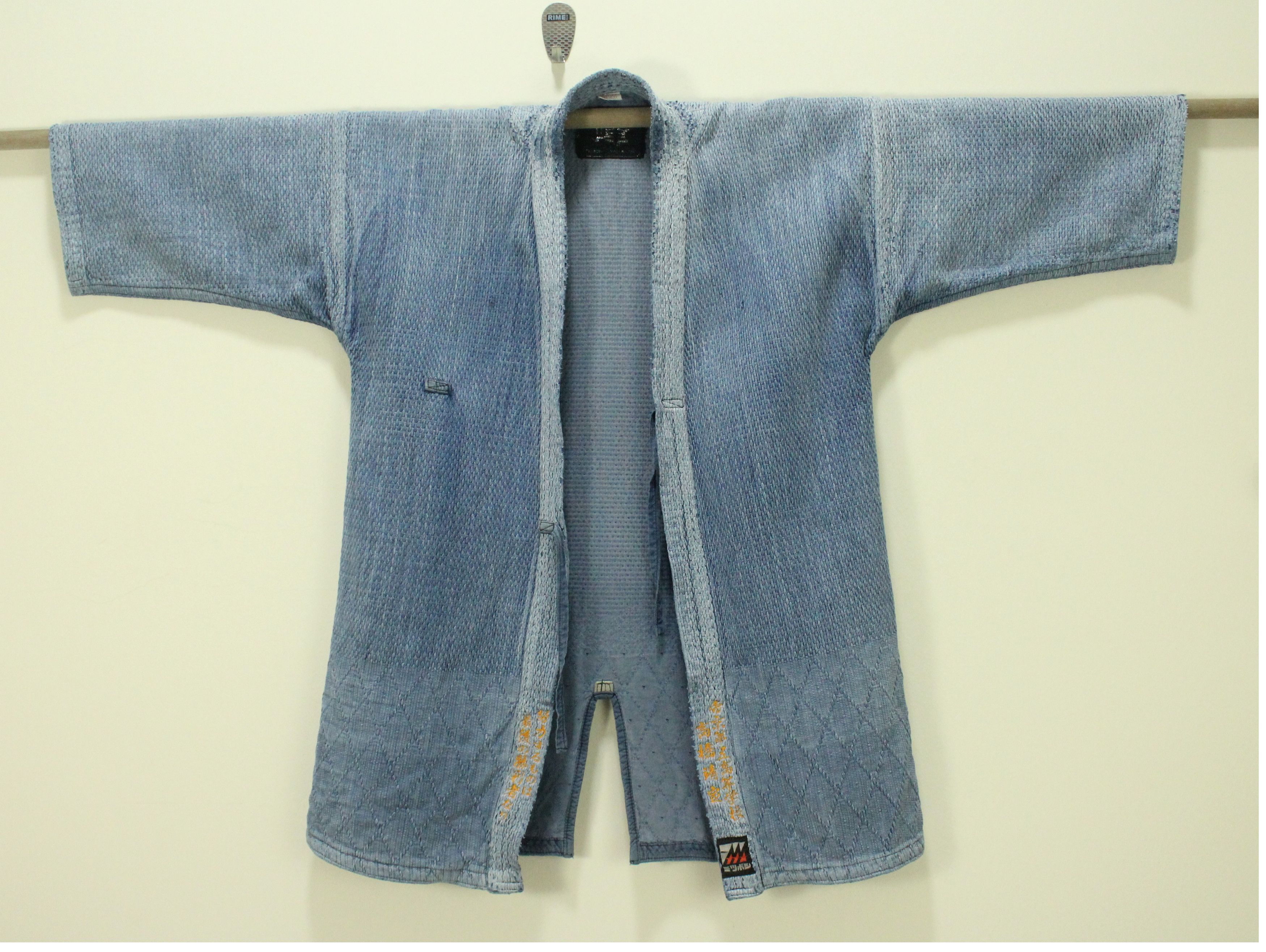 Vintage Vintage KENDO Jacket Indigo Japan Samurai Distressed Faded Size US M / EU 48-50 / 2 - 1 Thumbnail
