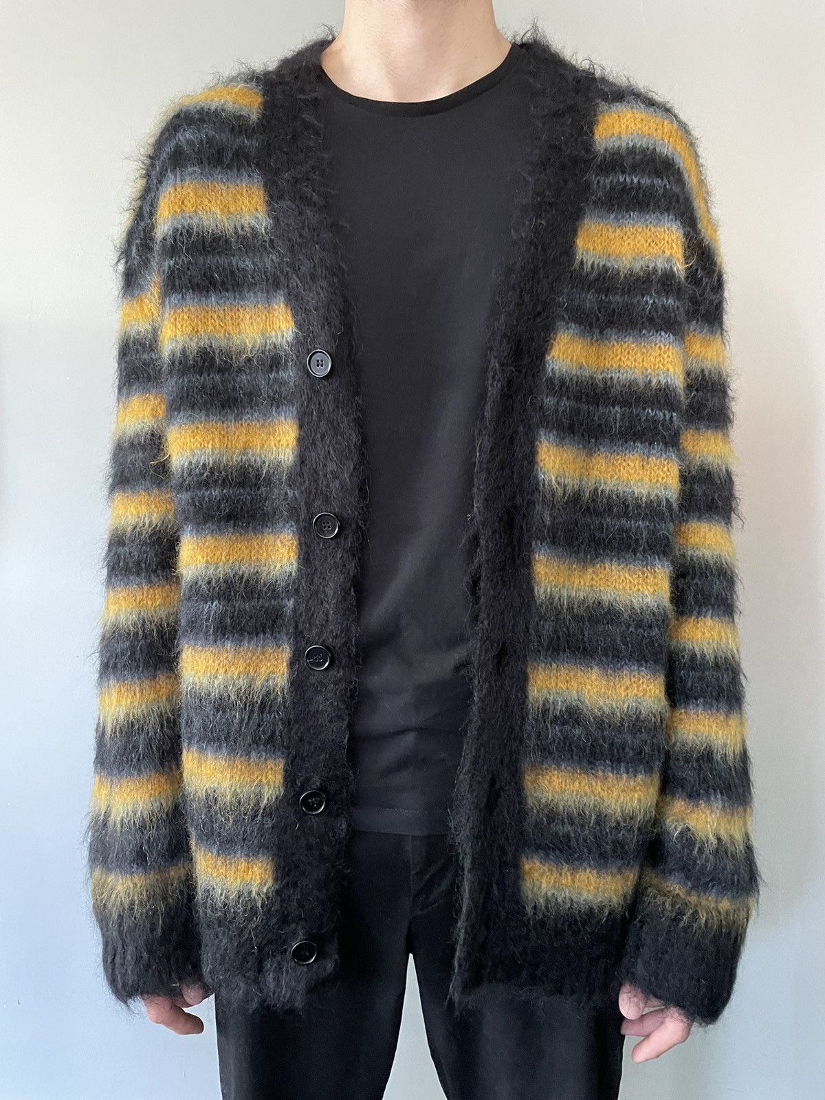 Marni Marni Fuzzy Wuzzy Mohair Cardigan | Grailed