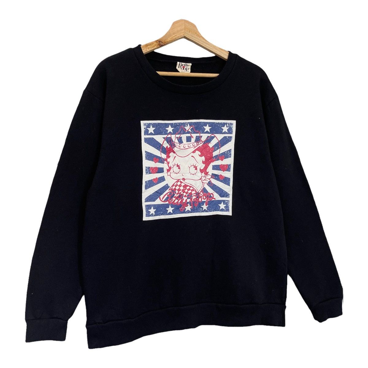 Cartoon Network Vintage Betty Boop Big Logo Crewneck Sweatshirt Size M Size US M / EU 48-50 / 2 - 2 Thumbnail