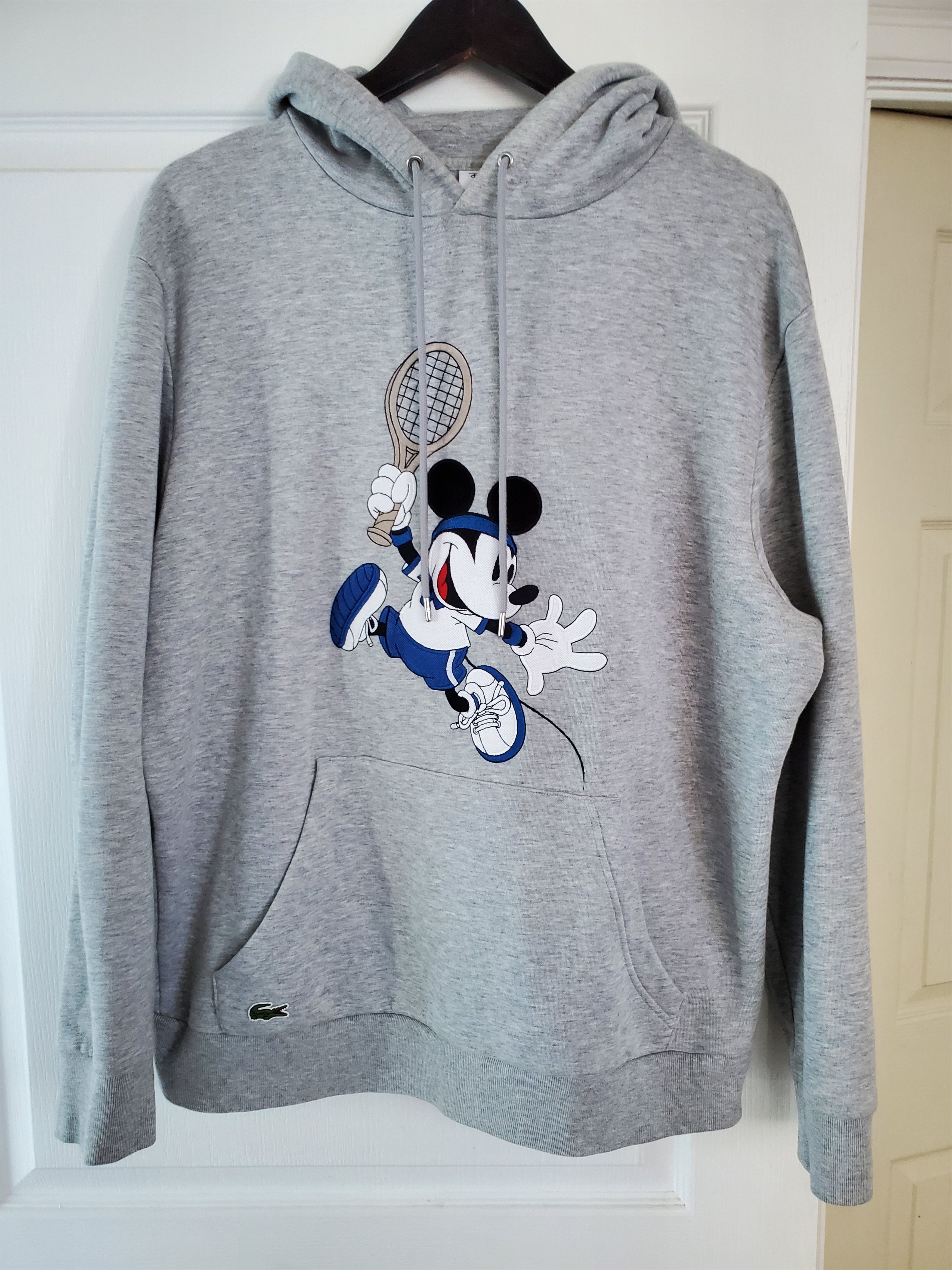 Mickey mouse hoodie lacoste sale