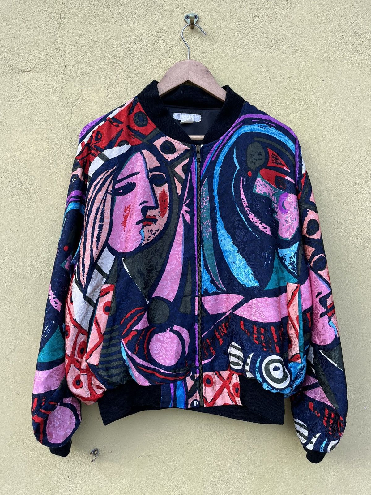 Japanese Brand × Vintage 🔥BEST OFFER🔥nice print zipper jacket Size US XL / EU 56 / 4 - 2 Thumbnail