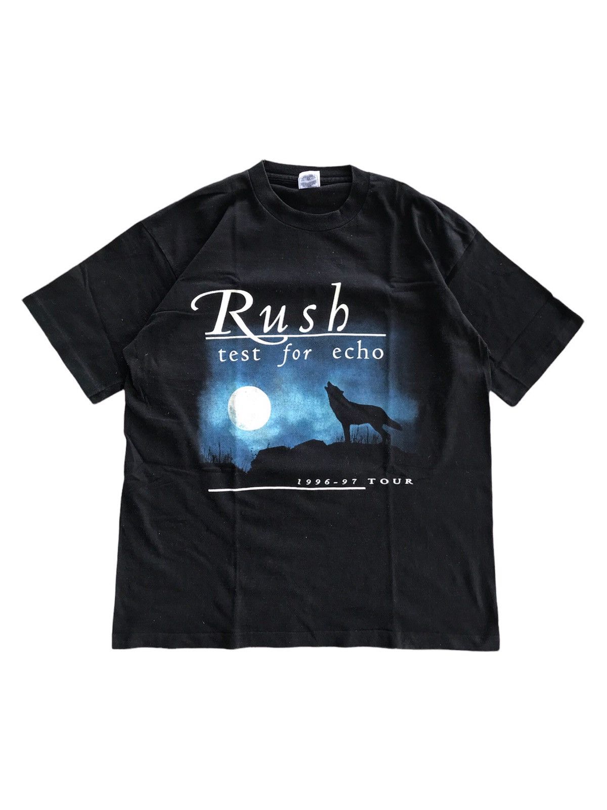 希少　rush test for echo 1996-97ツアーtシャツ Rush Test for Echo 1996 - 1997 Tour Concert T Shirt - Heavy