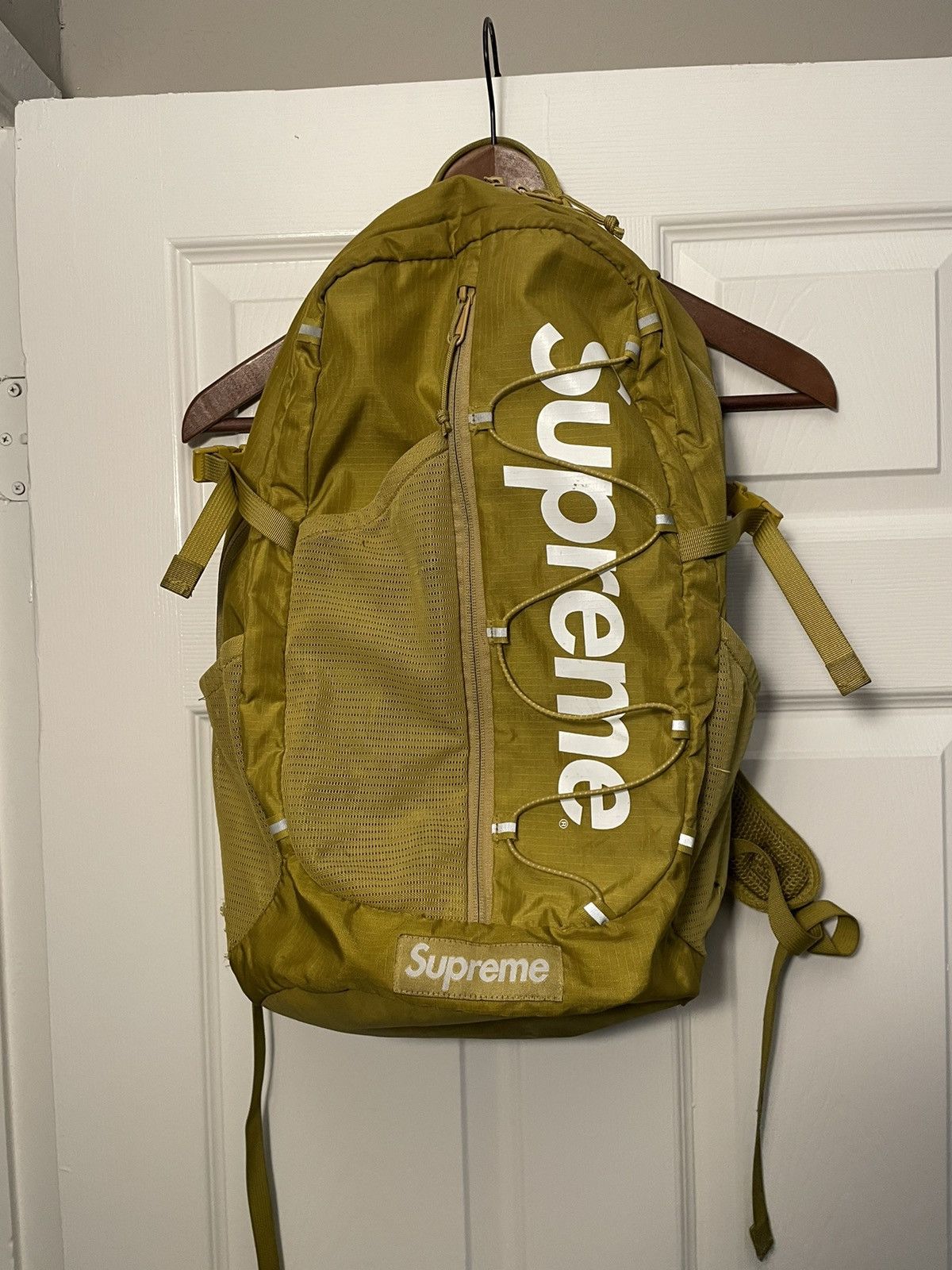 Supreme Supreme SS17 Backpack Yellow / Acid Green | Grailed 