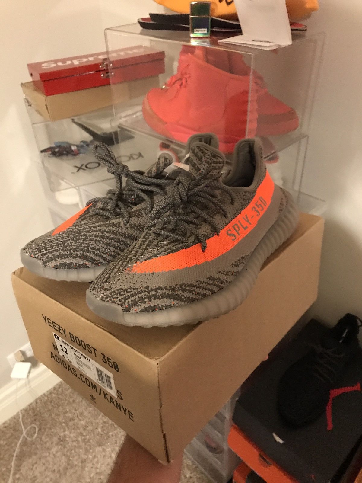 Adidas Yeezy 350 V2 Beluga Size US 12 / EU 45 - 1 Thumbnail