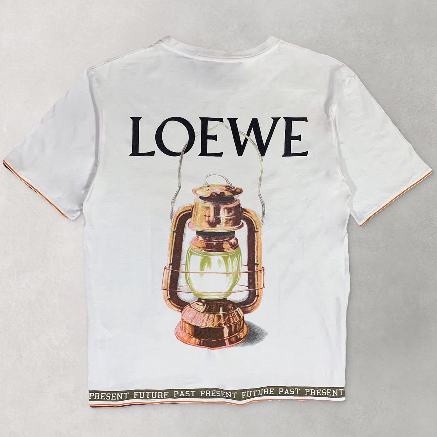 Loewe Loewe White Past Present Future Lamp T-Shirt | Grailed