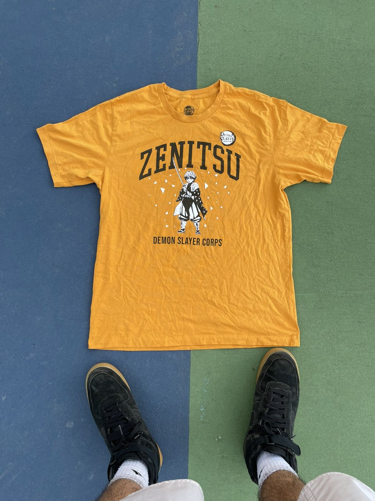 Anime Demon Slayer Zenitsu Anime t shirt Japanese Anime Size US L / EU 52-54 / 3 - 2 Thumbnail