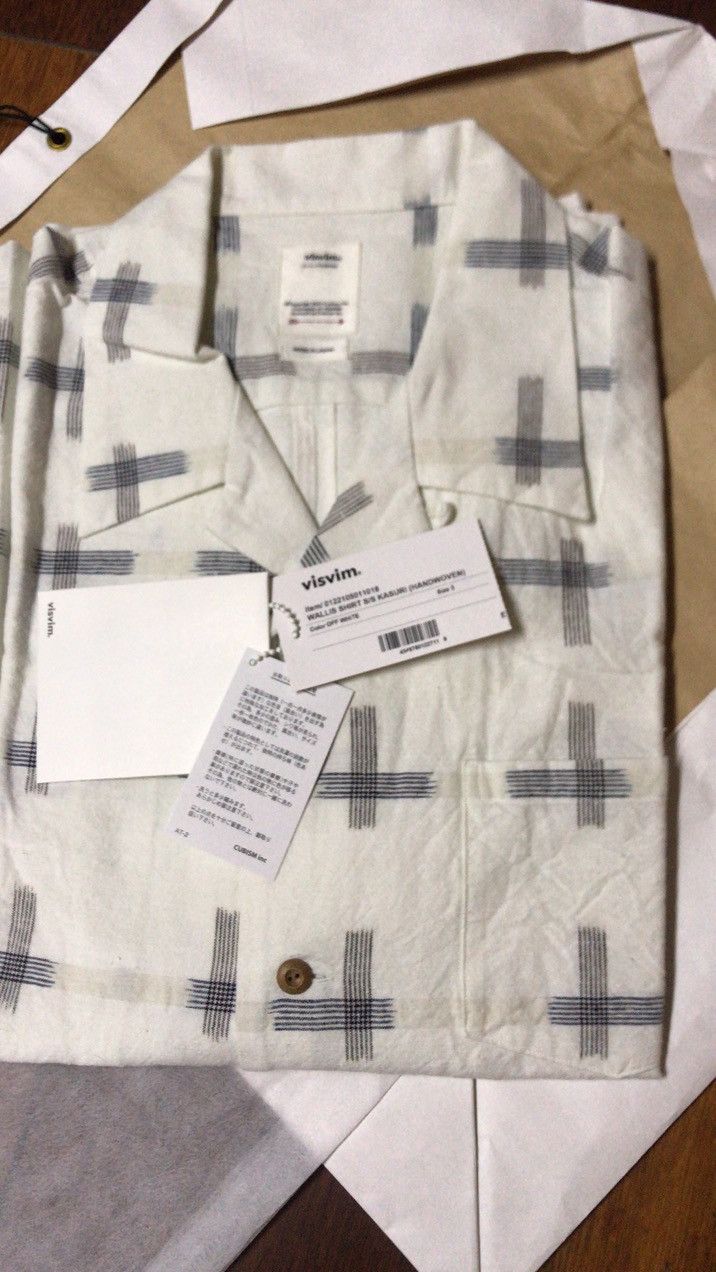 Visvim Rare Visvim 22SS Wallis Shirt S/S Kasuri Handwoven Size 3