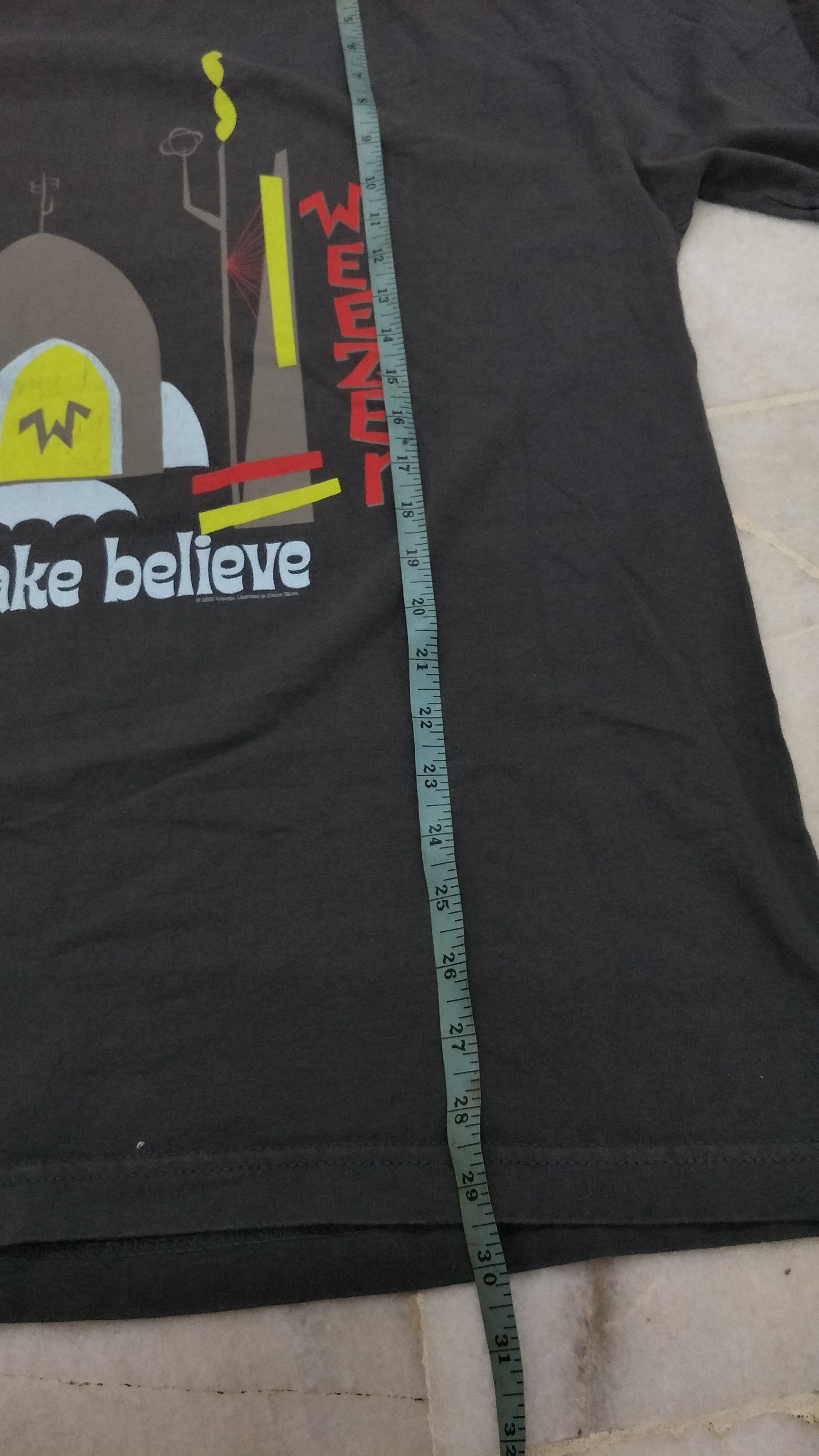 Band Tees × Vintage WEEZER (MAKE BELIEVE) Size US XL / EU 56 / 4 - 11 Thumbnail