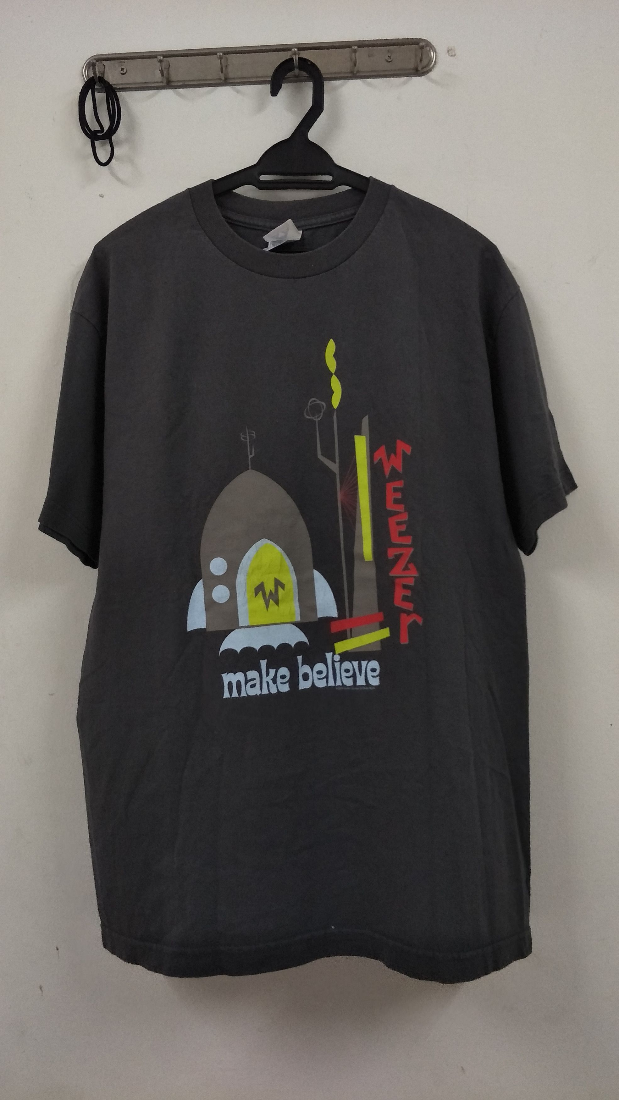 Band Tees × Vintage WEEZER (MAKE BELIEVE) Size US XL / EU 56 / 4 - 3 Thumbnail