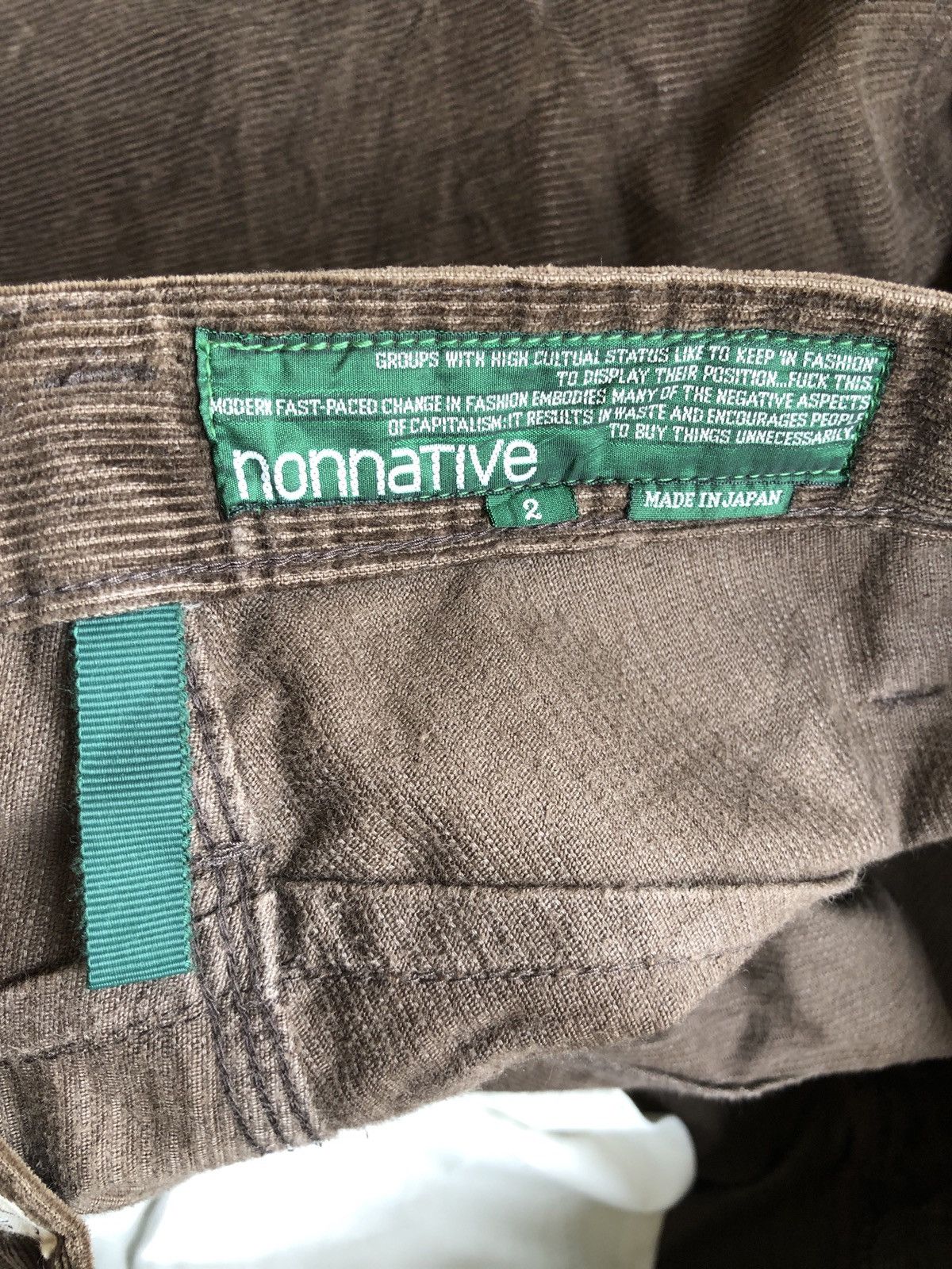 Nonnative NONNATIVE JAPAN CORDUROY PANT Size 34 Size US 34 / EU 50 - 10 Thumbnail