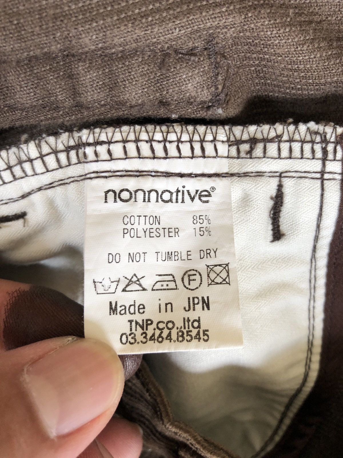 Nonnative NONNATIVE JAPAN CORDUROY PANT Size 34 Size US 34 / EU 50 - 12 Thumbnail