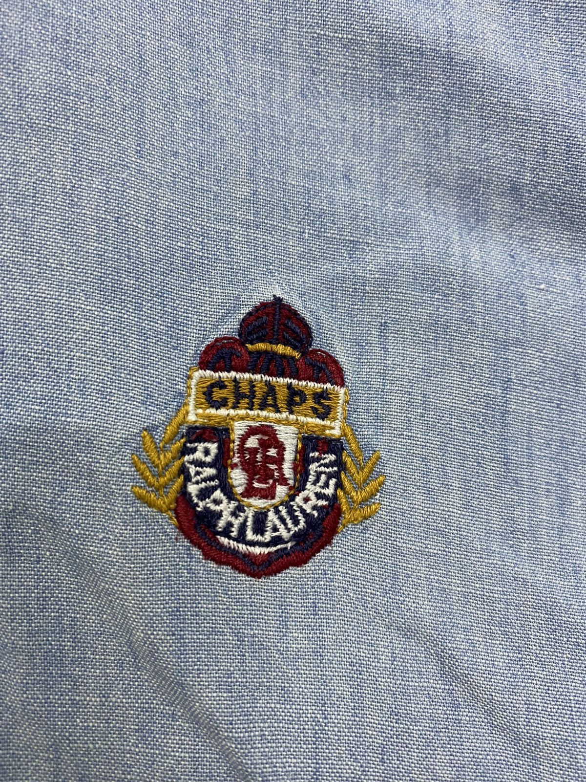 Chaps Ralph Lauren Vintage Chaps Ralph Lauren Chambray Button up Longsleeves Size US L / EU 52-54 / 3 - 5 Thumbnail