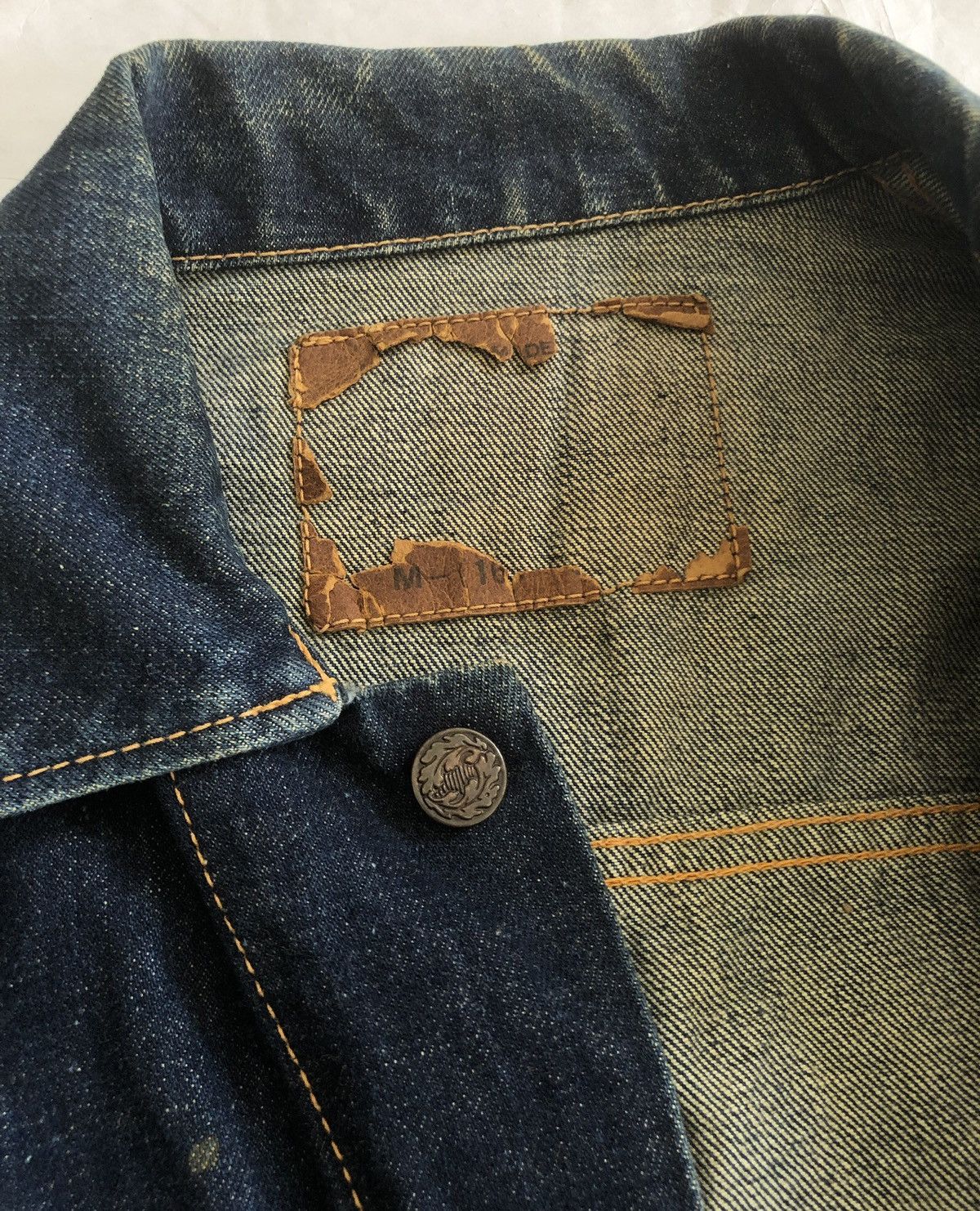 Self Edge Vintage Redline Selvedge Denim Trucker Jacket Size US XS / EU 42 / 0 - 7 Thumbnail