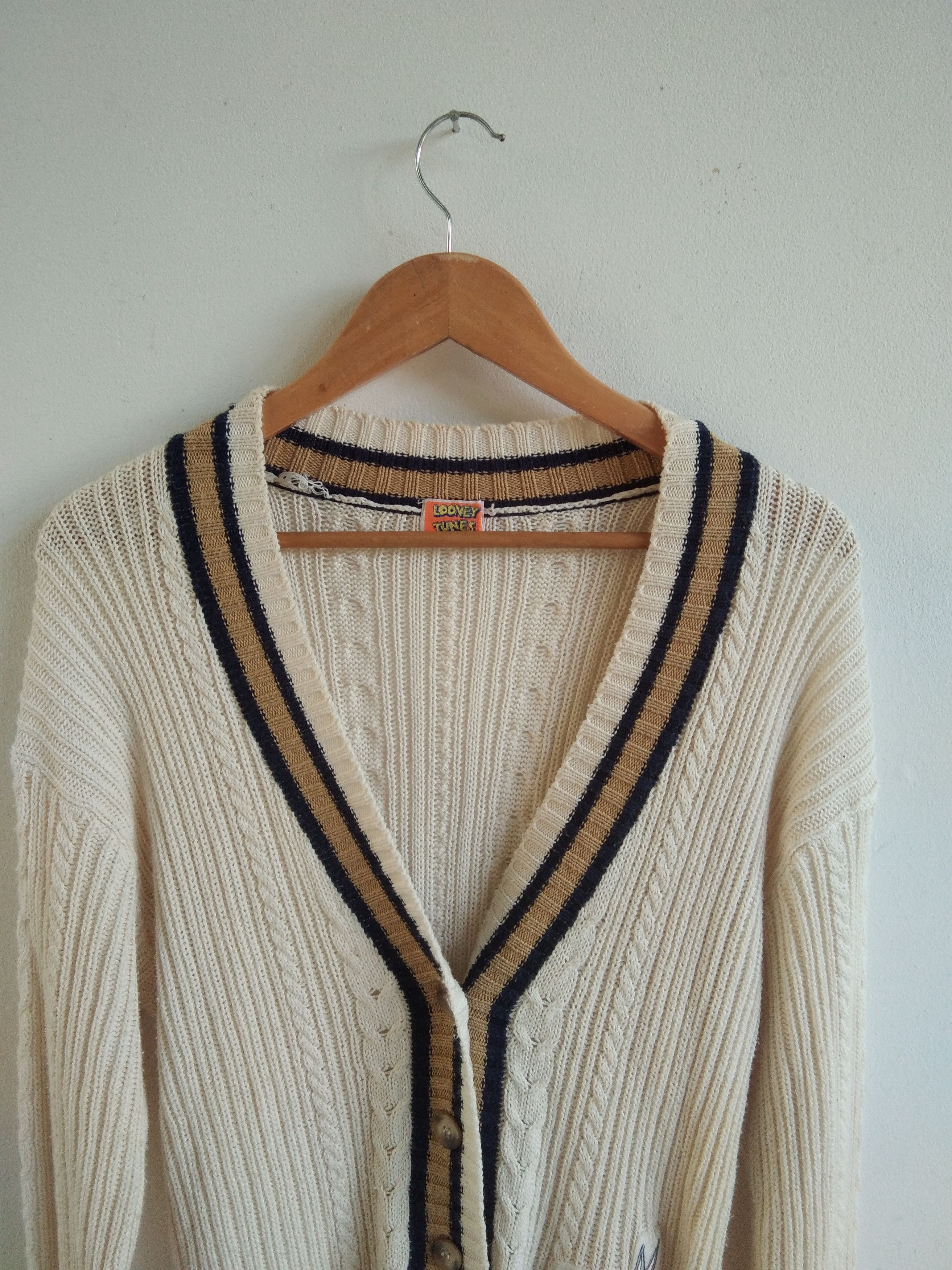 Cartoon Network × Warner Bros Vintage Bugs Bunny Looney Tunes Knitwear Cardigan Size US M / EU 48-50 / 2 - 2 Thumbnail