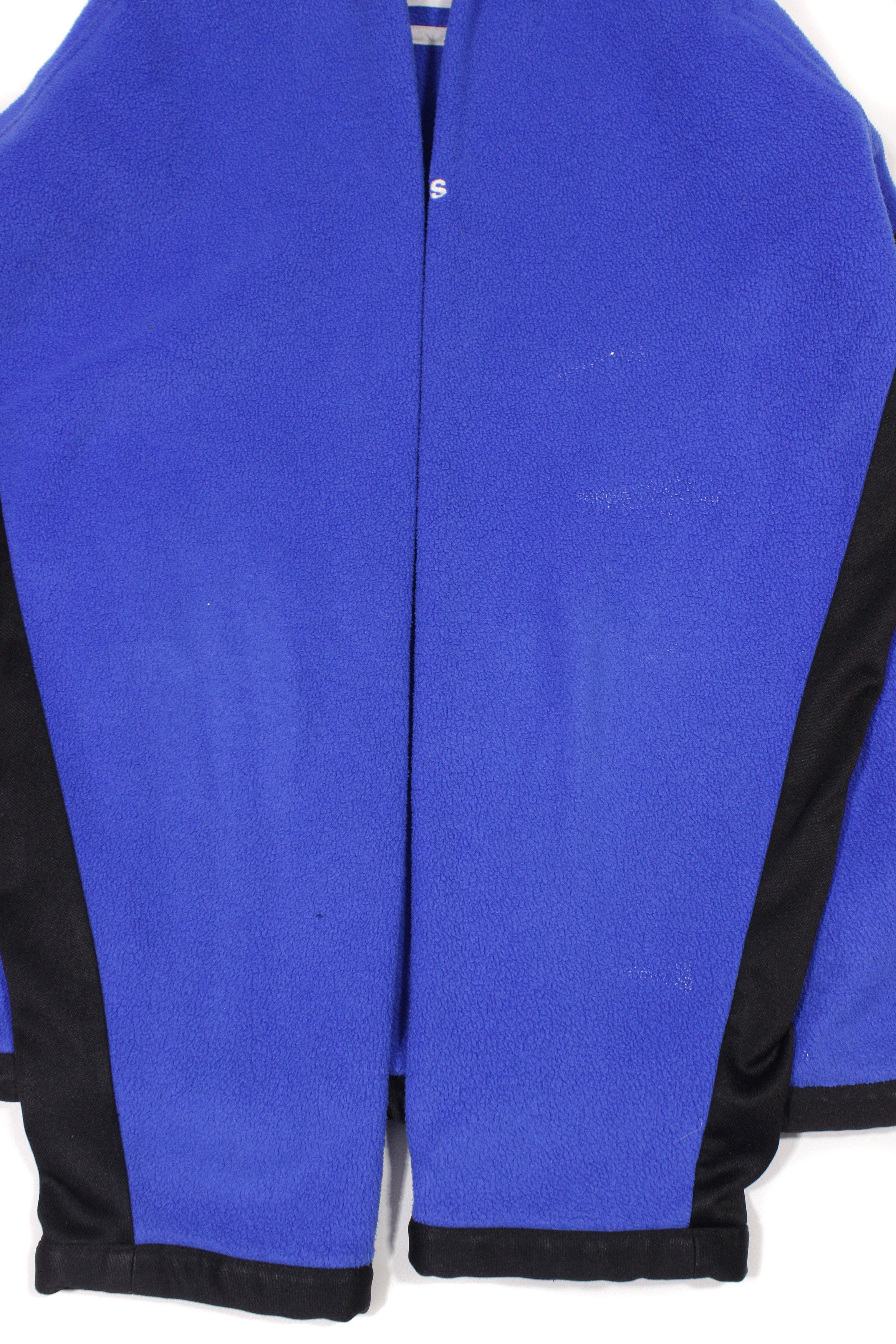 Adidas 90S Logo Stripes Fleece Jacket Size US L / EU 52-54 / 3 - 5 Thumbnail