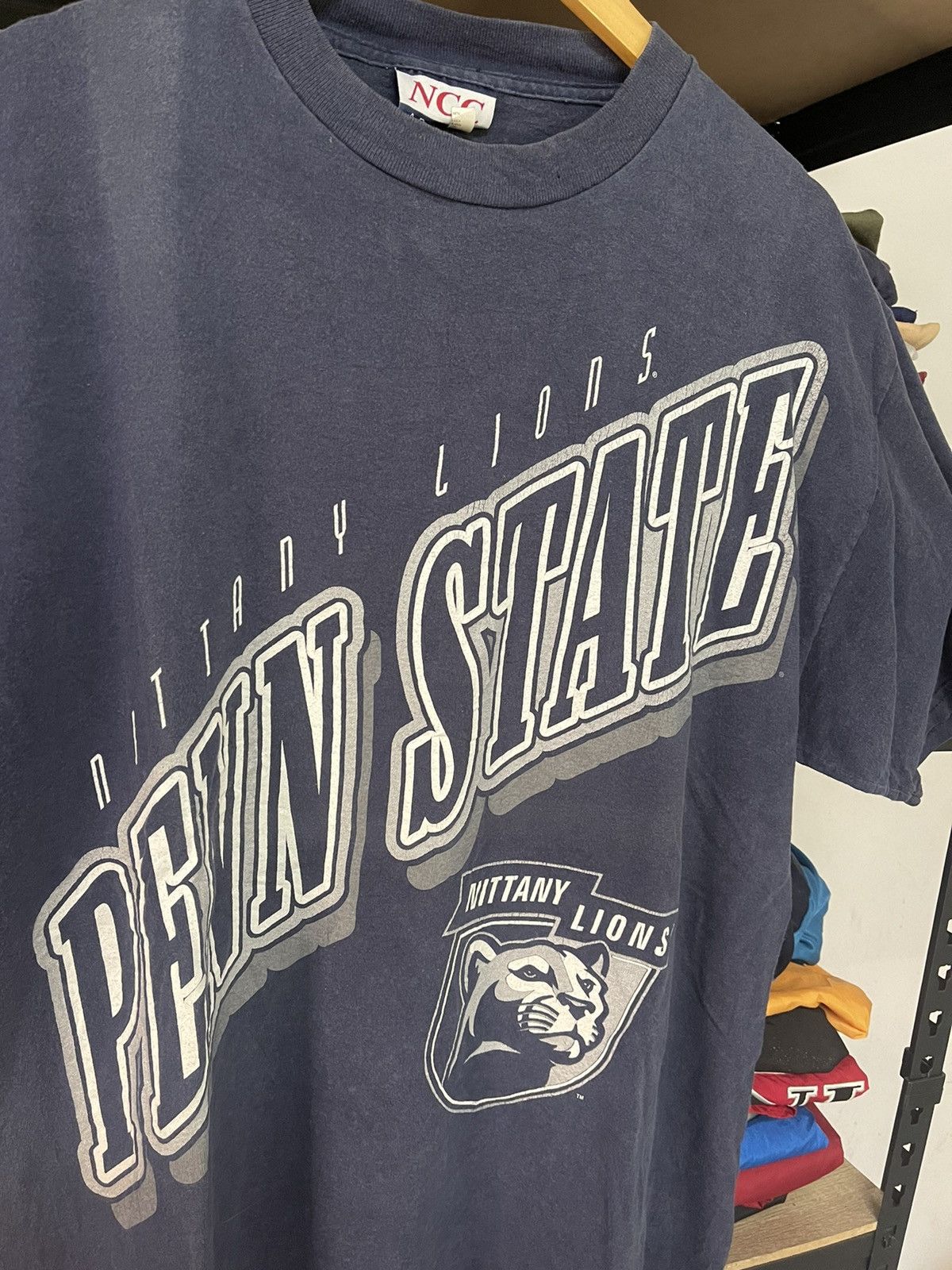 NCAA × Other × Vintage Vintage 90s Nittany Lions Penn State T-shirt Size US XL / EU 56 / 4 - 2 Thumbnail