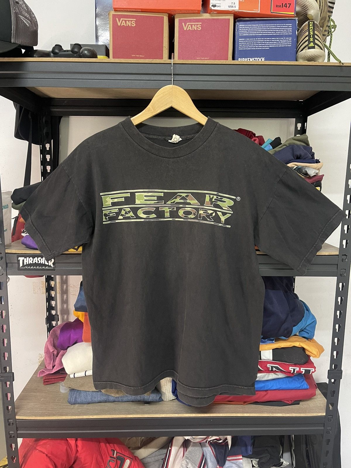 Vintage Vintage 90s Fear Factory Band T-shirt | Grailed