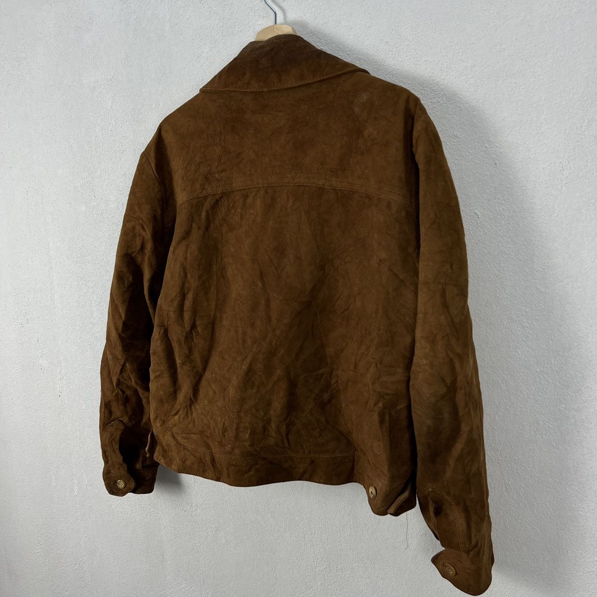 Japanese Brand VINTAGE BIKER PARACHUTE LEATHER JACKET MULTI POCKET Size US M / EU 48-50 / 2 - 11 Thumbnail