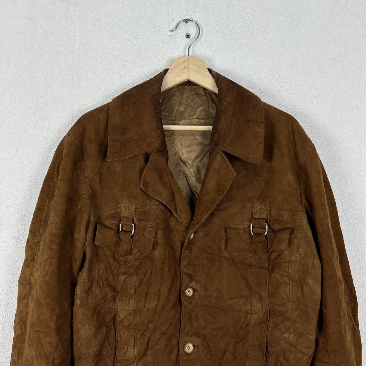 Japanese Brand VINTAGE BIKER PARACHUTE LEATHER JACKET MULTI POCKET Size US M / EU 48-50 / 2 - 3 Thumbnail