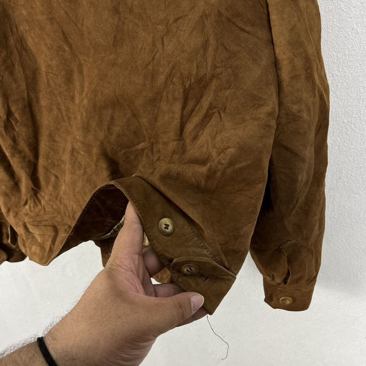 Japanese Brand VINTAGE BIKER PARACHUTE LEATHER JACKET MULTI POCKET Size US M / EU 48-50 / 2 - 12 Thumbnail