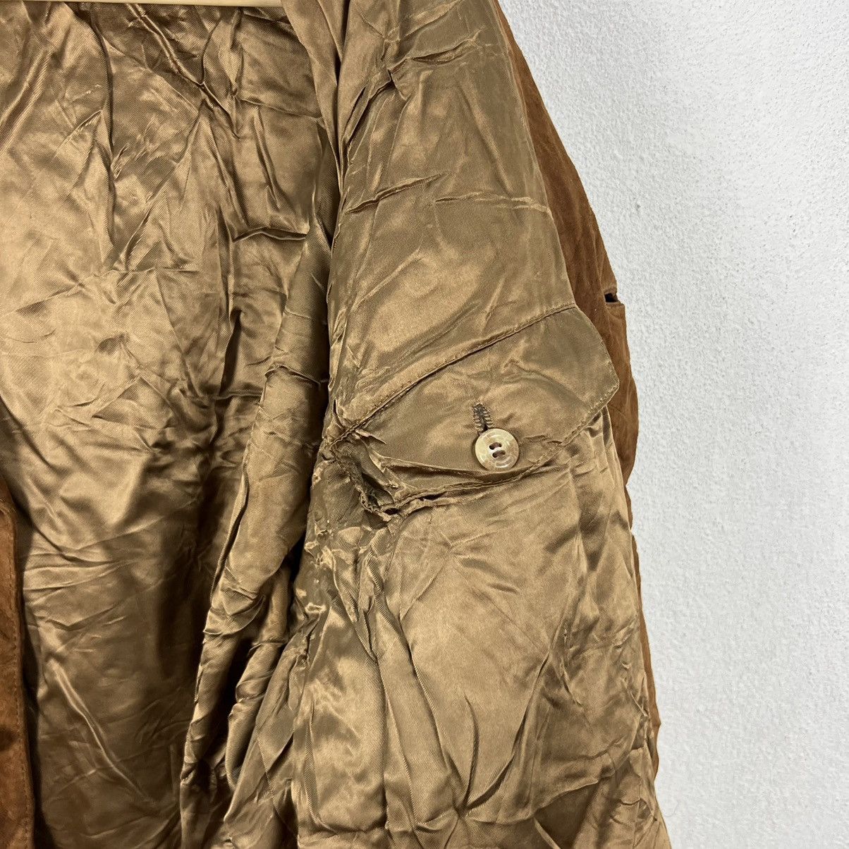 Japanese Brand VINTAGE BIKER PARACHUTE LEATHER JACKET MULTI POCKET Size US M / EU 48-50 / 2 - 15 Thumbnail