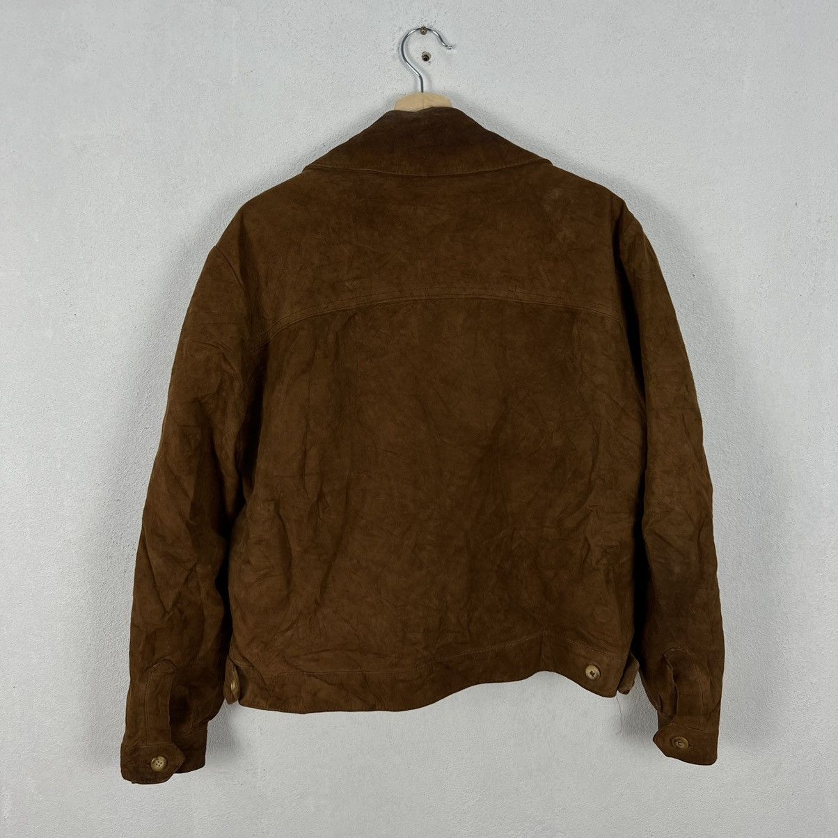 Japanese Brand VINTAGE BIKER PARACHUTE LEATHER JACKET MULTI POCKET Size US M / EU 48-50 / 2 - 10 Thumbnail