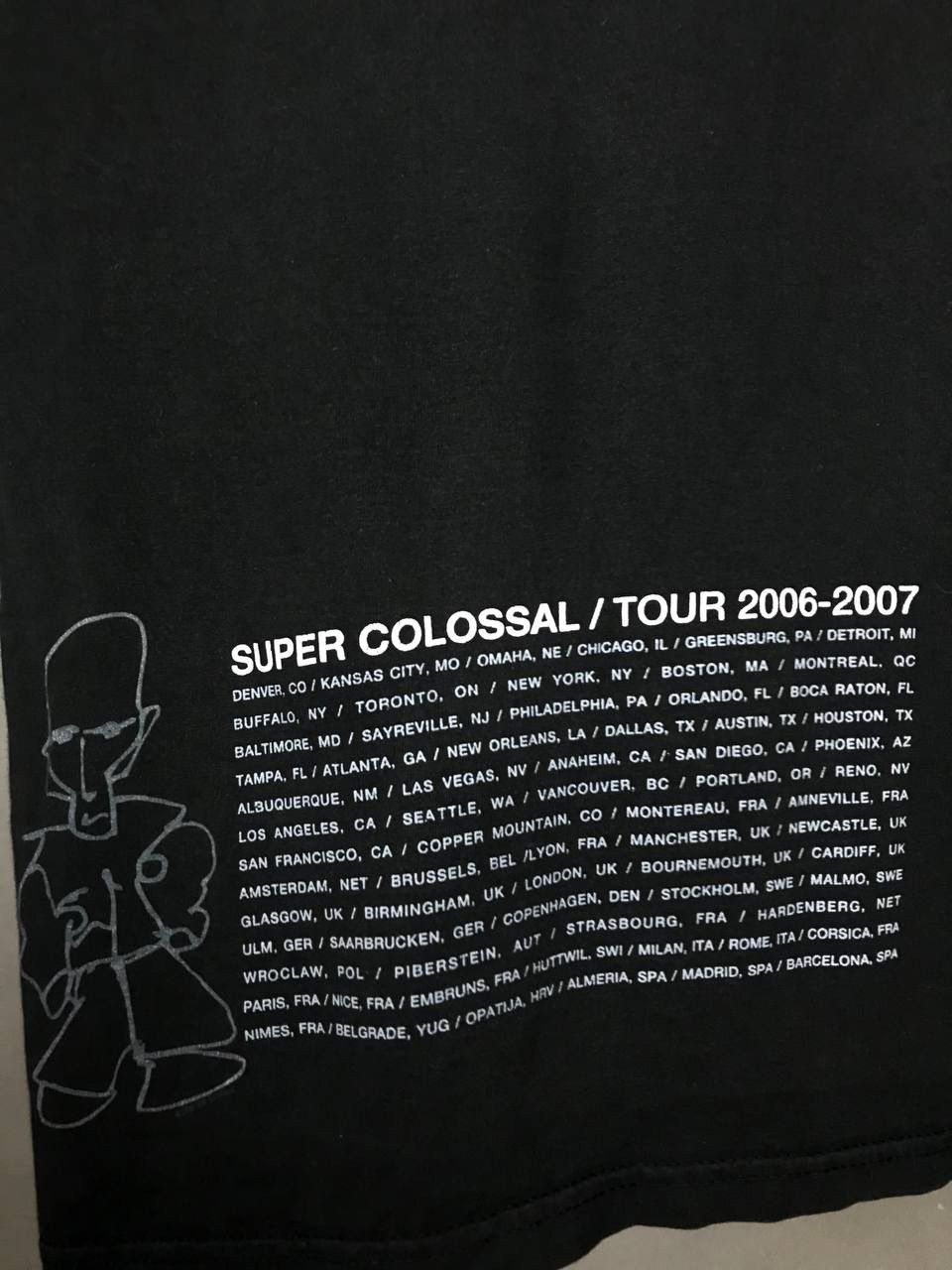 Band Tees × Vintage Joe Satriani super colossal 2006 vintage rock band tour tee Size US M / EU 48-50 / 2 - 7 Thumbnail