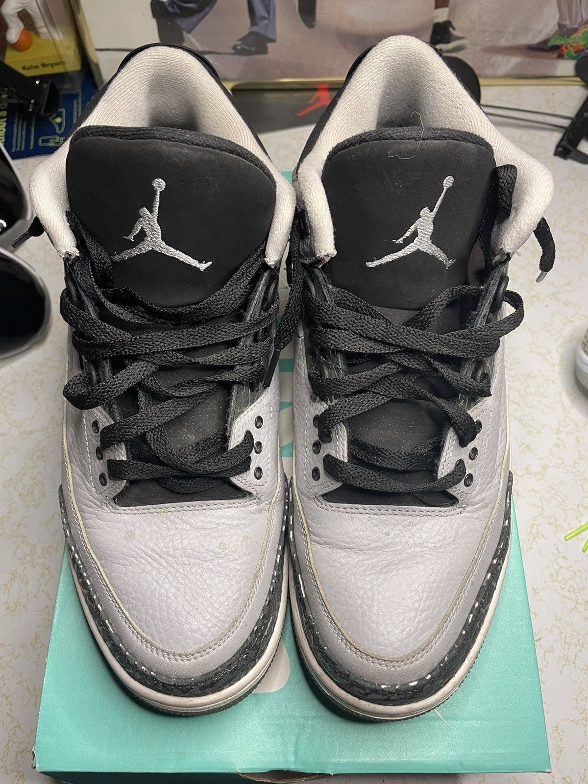 2014 Air Jordan 3 Retro \'Wolf Grey\' Air Jordan 3 Wolf Grey 2014 talla: 41eur/8us condición: 9.5  main image 4
