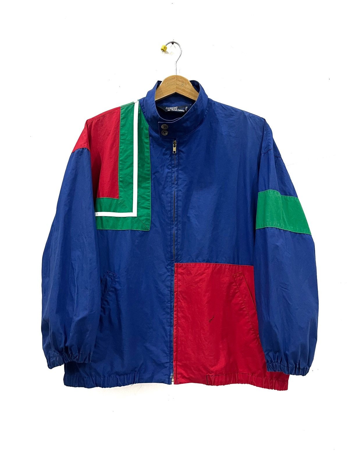 Vintage 90's Polo Ralph Lauren Jacket Multicolors Zipper