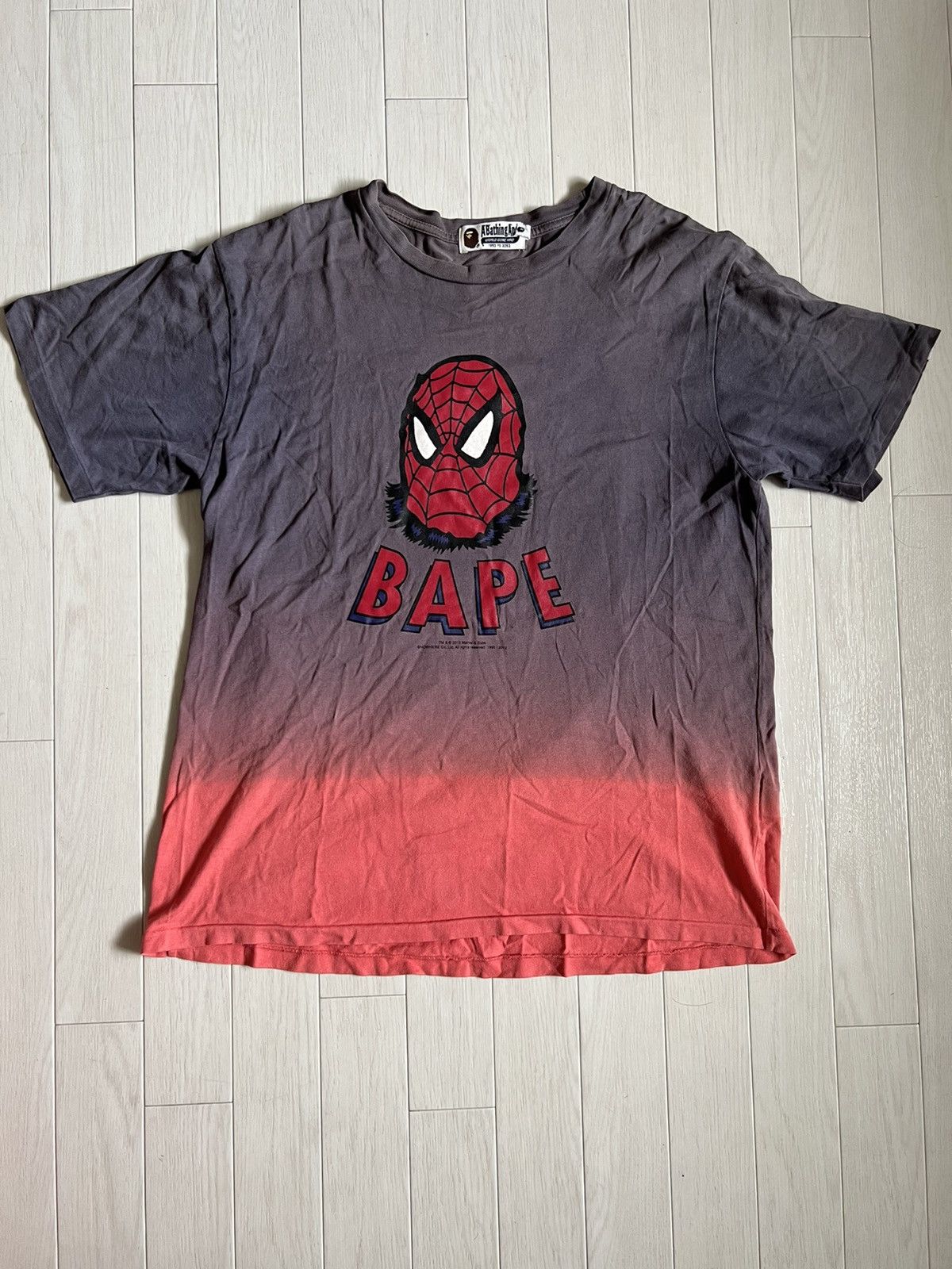 Bape hotsell X Marvel Spider-Man Tee(limited edition)