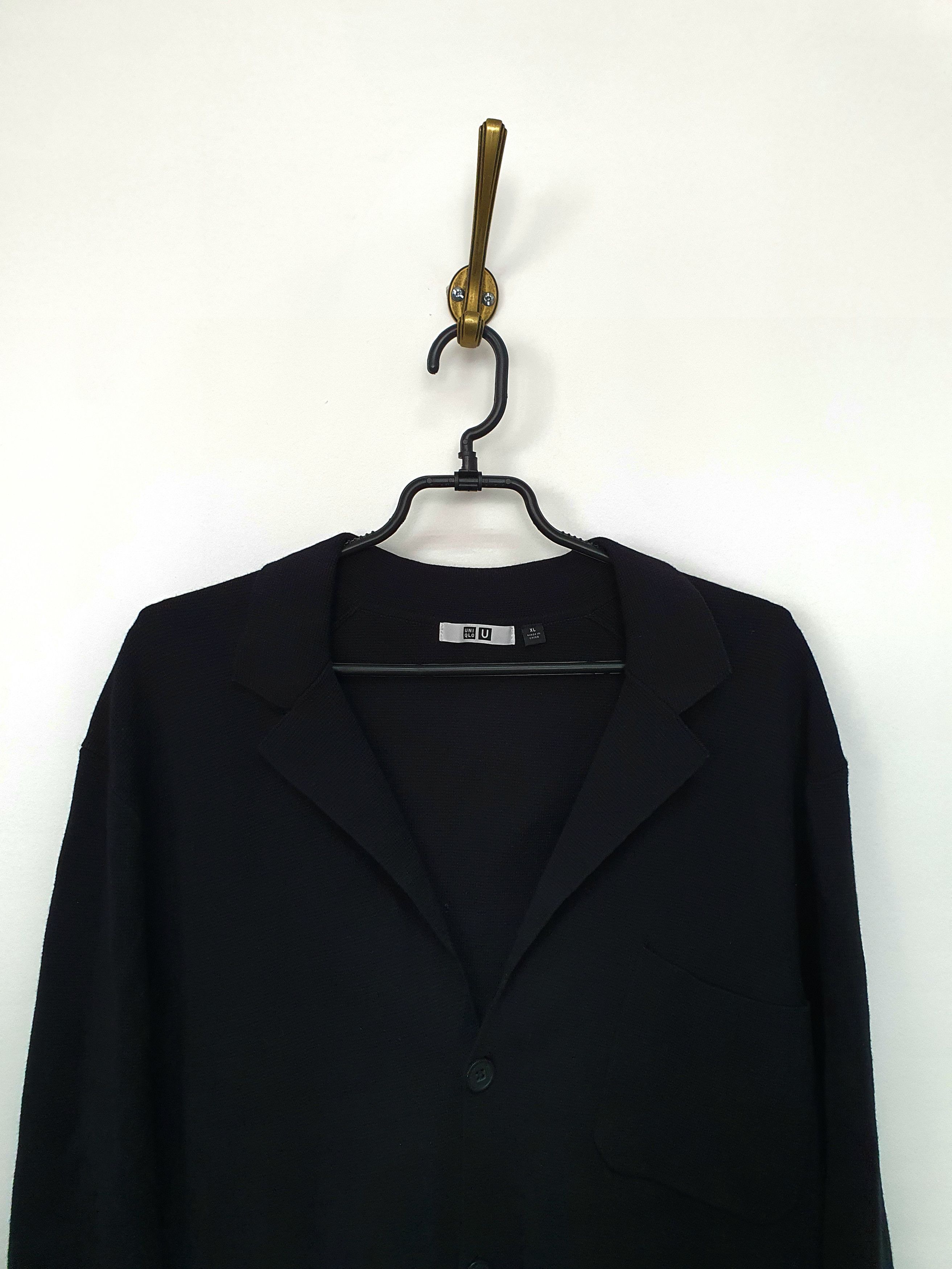 Uniqlo Uniqlo Black Cardigan Cotton Size US XL / EU 56 / 4 - 3 Thumbnail
