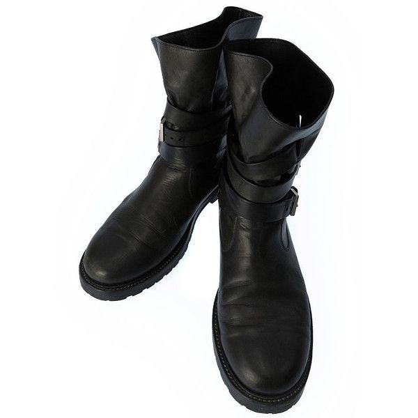 Dior Boots Black with Belt Engineer Boots | Grailed