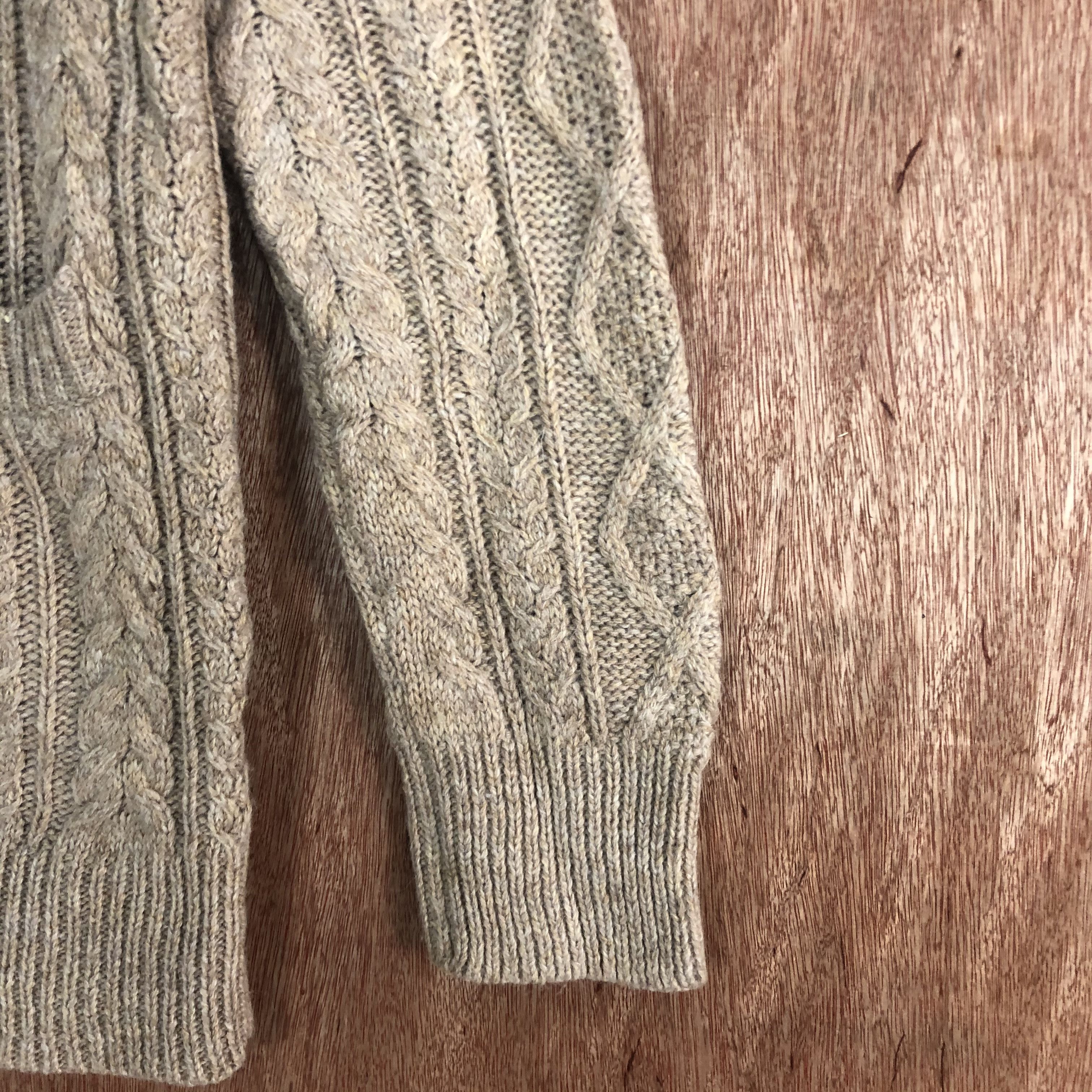 Vintage DLL Lowrys Farm Brown SHag SHaggy Knitwear cardigan #c516 Size US M / EU 48-50 / 2 - 4 Thumbnail
