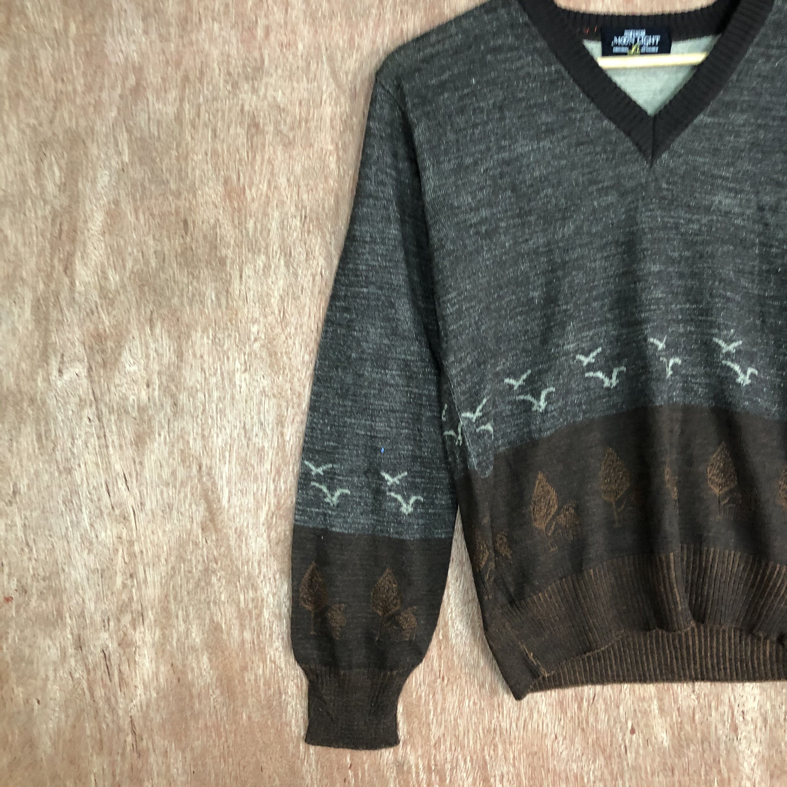 Homespun Knitwear Moon LIght Brown art Knitwear #6061 Size US S / EU 44-46 / 1 - 7 Thumbnail