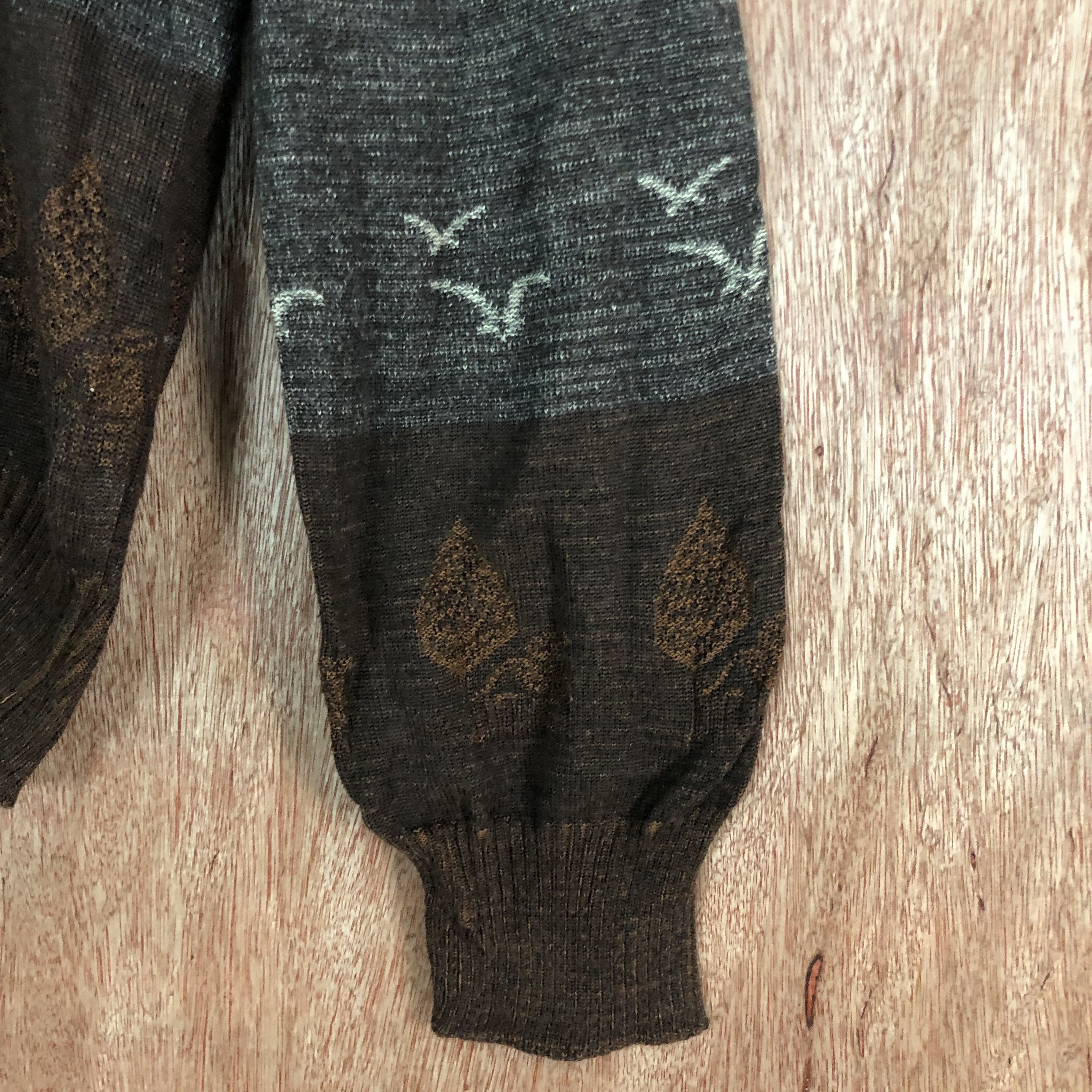 Homespun Knitwear Moon LIght Brown art Knitwear #6061 Size US S / EU 44-46 / 1 - 4 Thumbnail