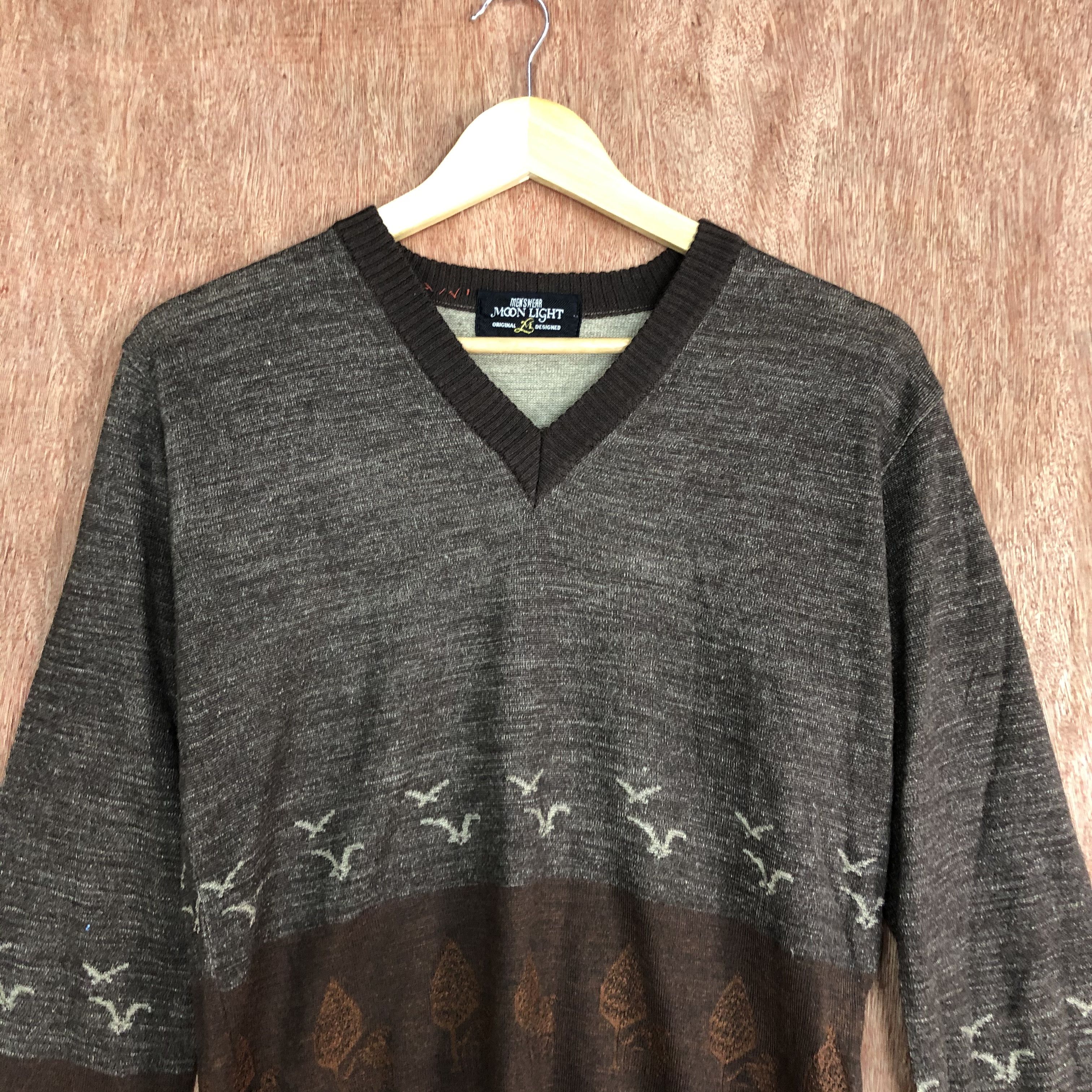 Homespun Knitwear Moon LIght Brown art Knitwear #6061 Size US S / EU 44-46 / 1 - 2 Thumbnail