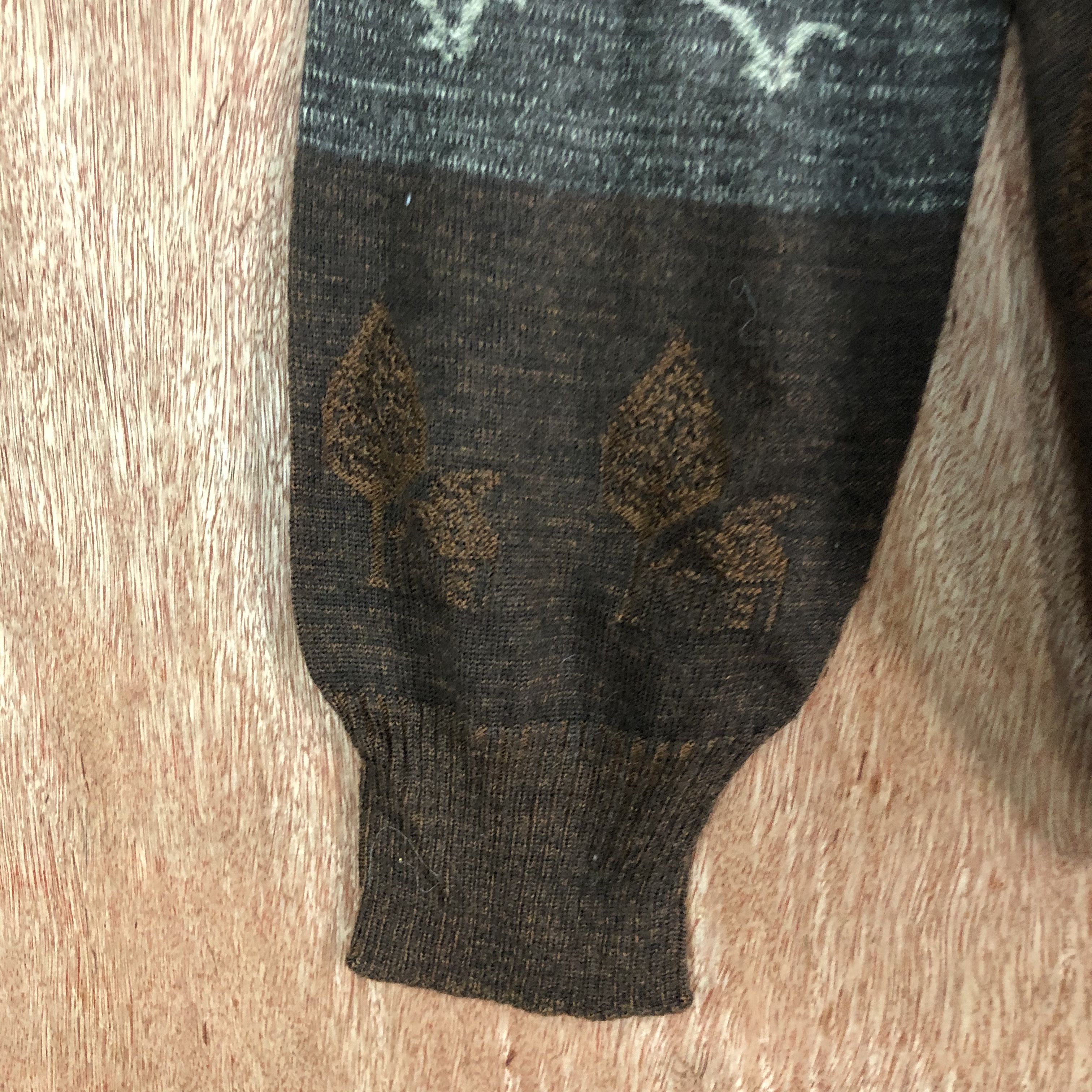 Homespun Knitwear Moon LIght Brown art Knitwear #6061 Size US S / EU 44-46 / 1 - 6 Thumbnail