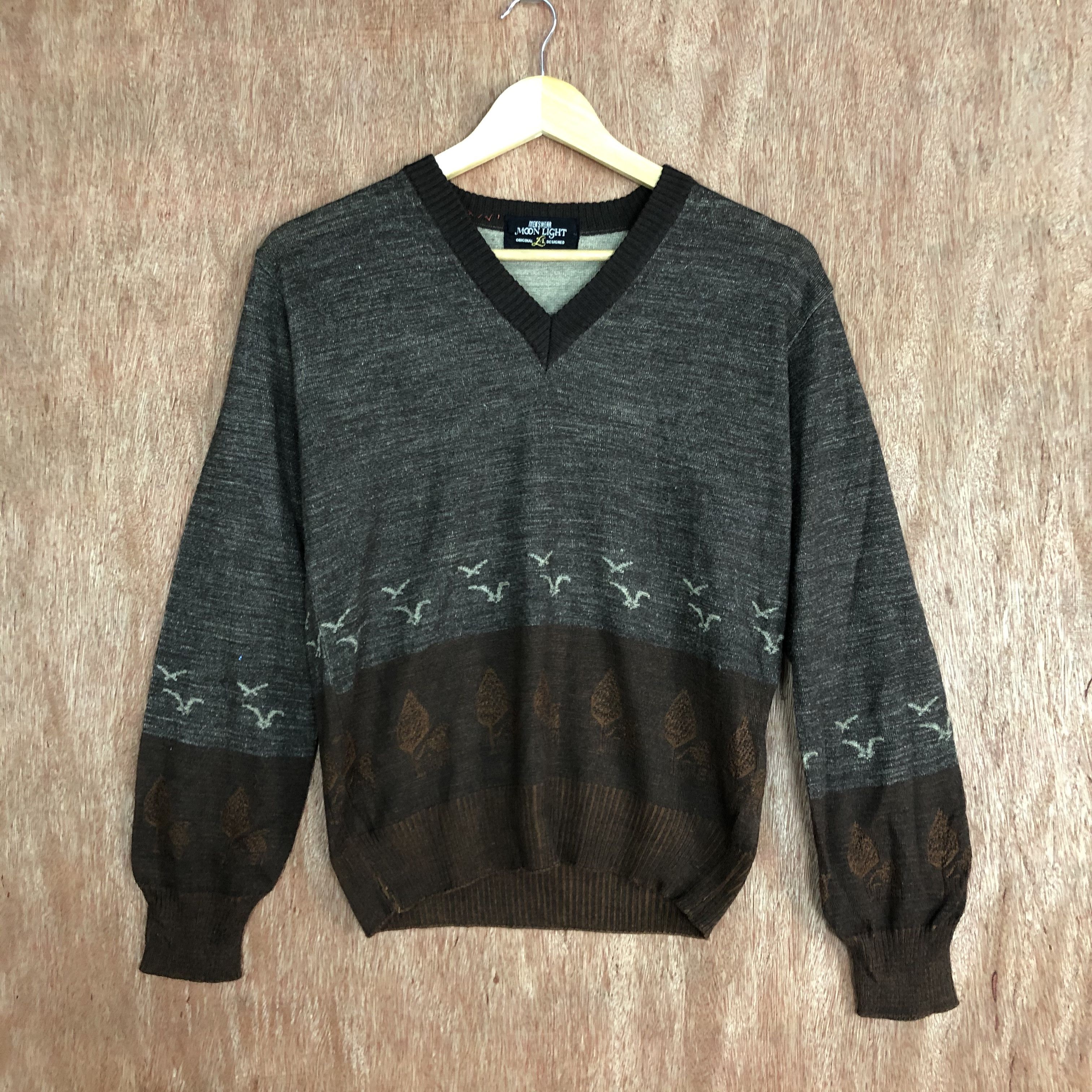 Homespun Knitwear Moon LIght Brown art Knitwear #6061 Size US S / EU 44-46 / 1 - 3 Thumbnail