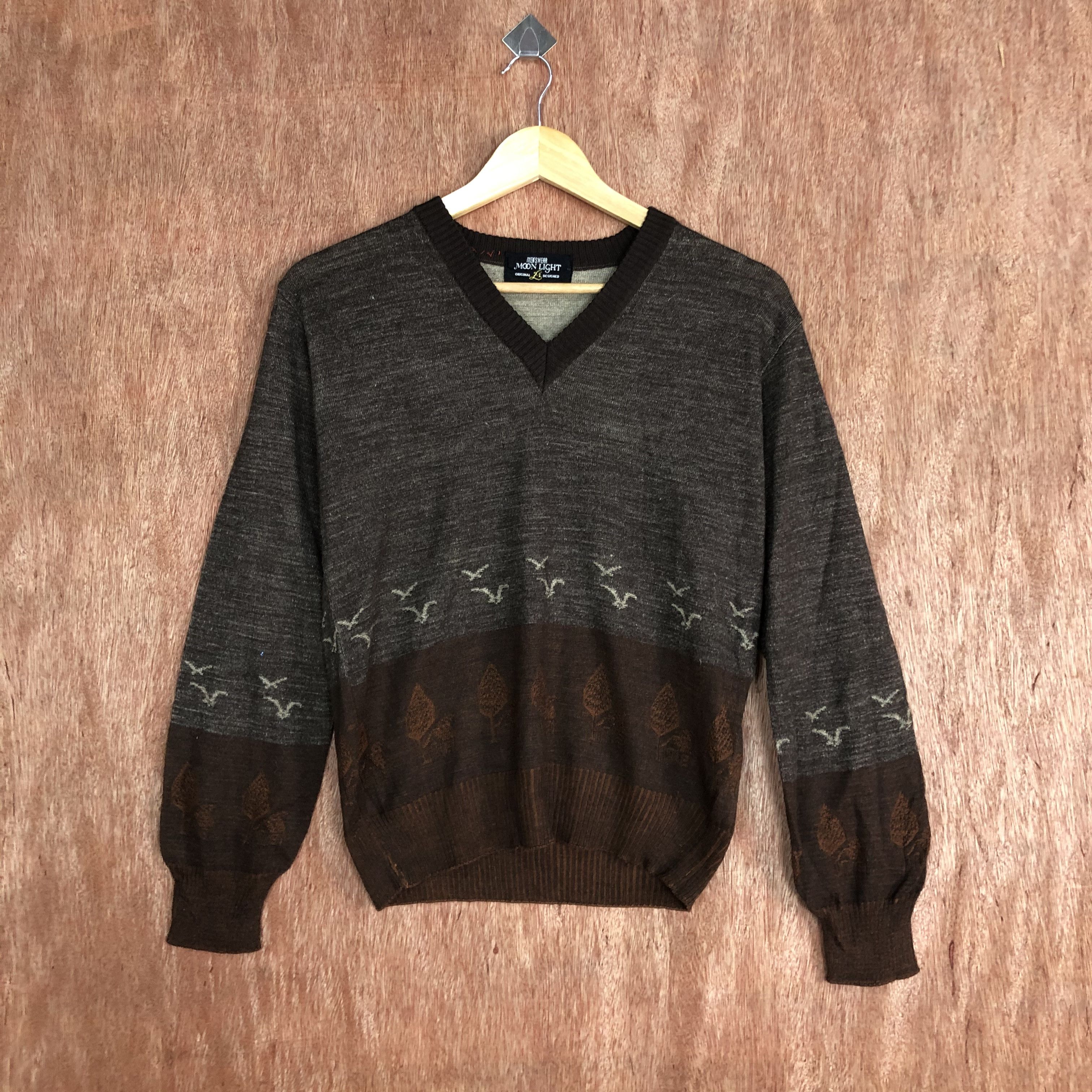 Homespun Knitwear Moon LIght Brown art Knitwear #6061 Size US S / EU 44-46 / 1 - 1 Thumbnail