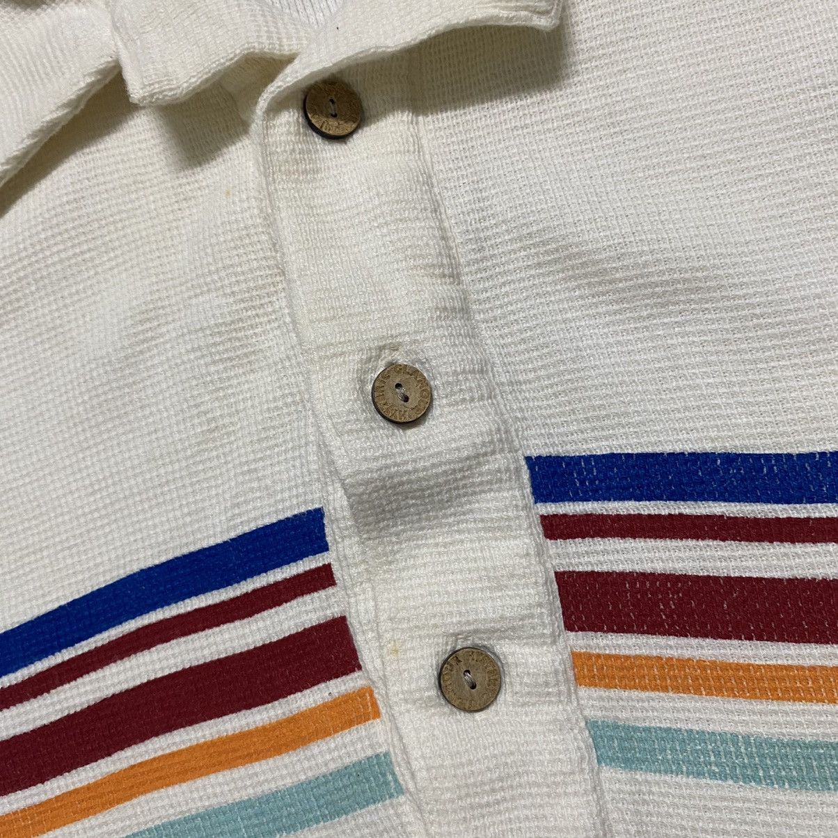 Hysteric Glamour Hysteric Glamour Polo Shirt Rainbow Hawai Size US L / EU 52-54 / 3 - 7 Thumbnail