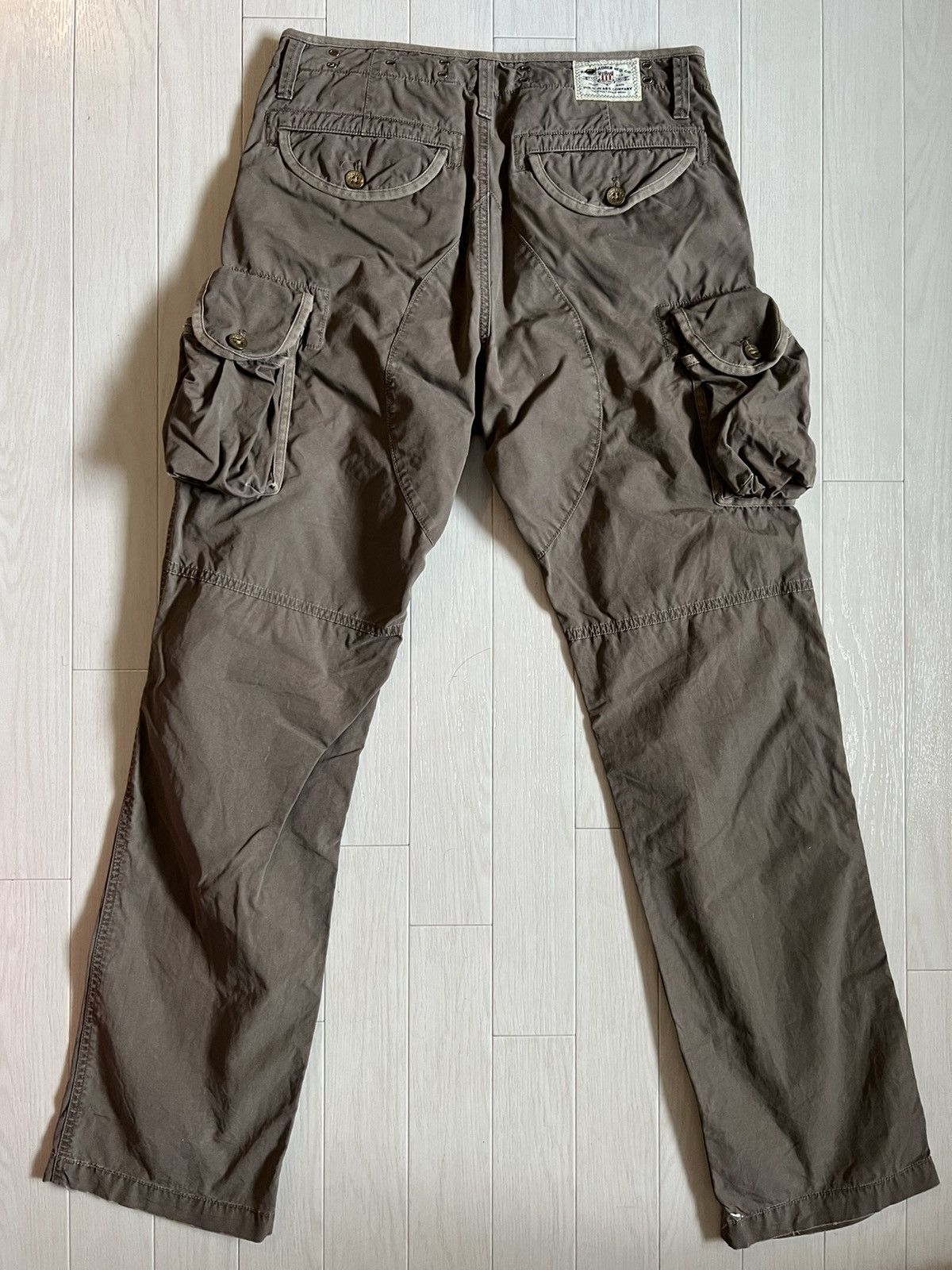 Polo Jeans Company Multi Pocket Cargo Pants Cropped Pants