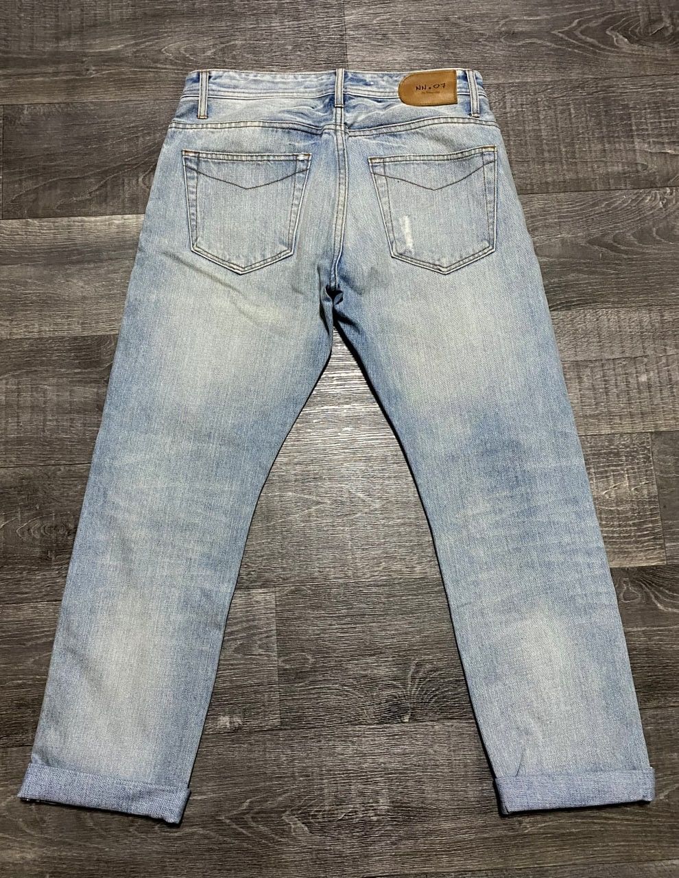 NN07 No Nationality Washed Torn Selvedge Distressed Jeans Denim Size US 31 - 2 Thumbnail