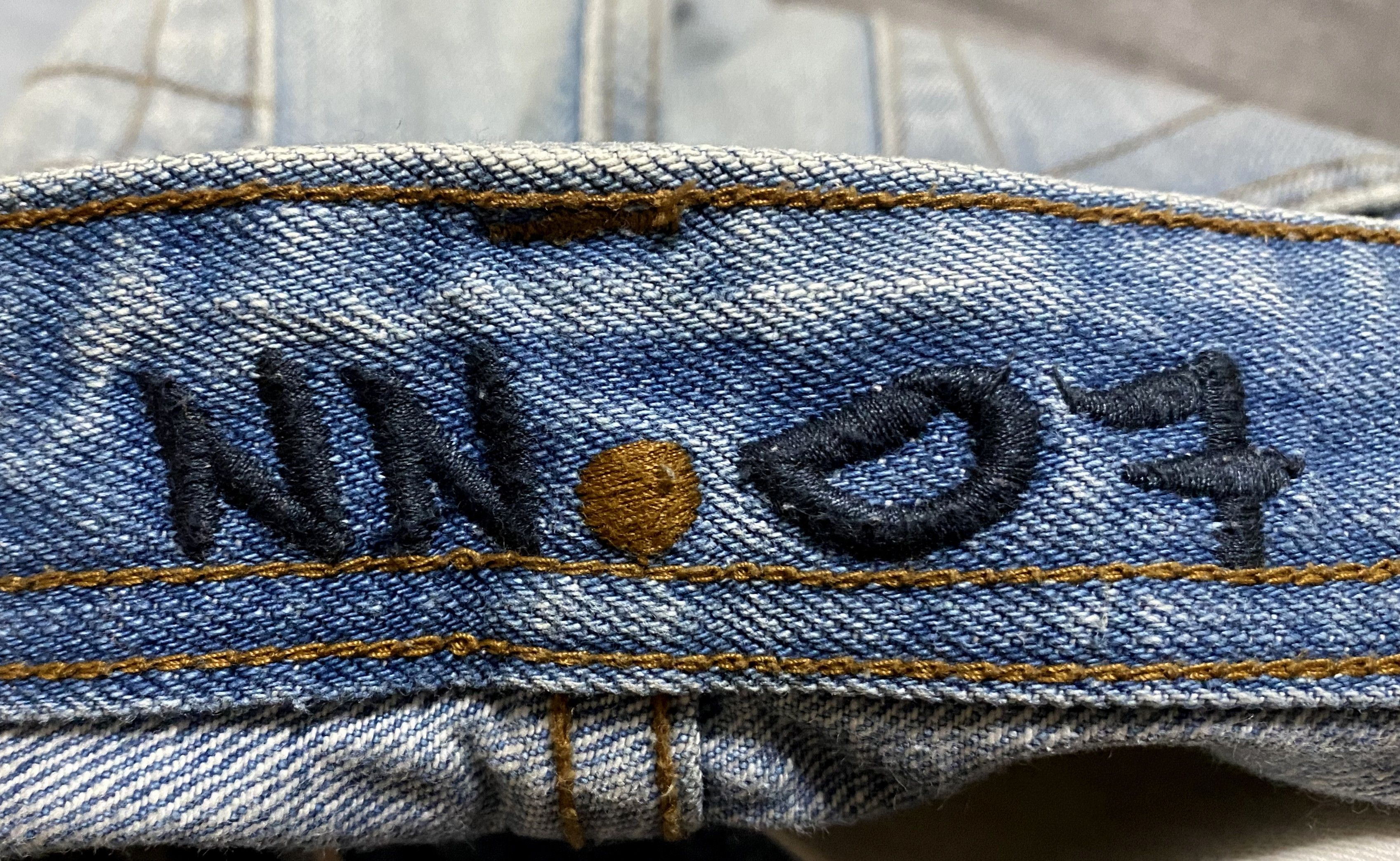 NN07 No Nationality Washed Torn Selvedge Distressed Jeans Denim Size US 31 - 16 Thumbnail