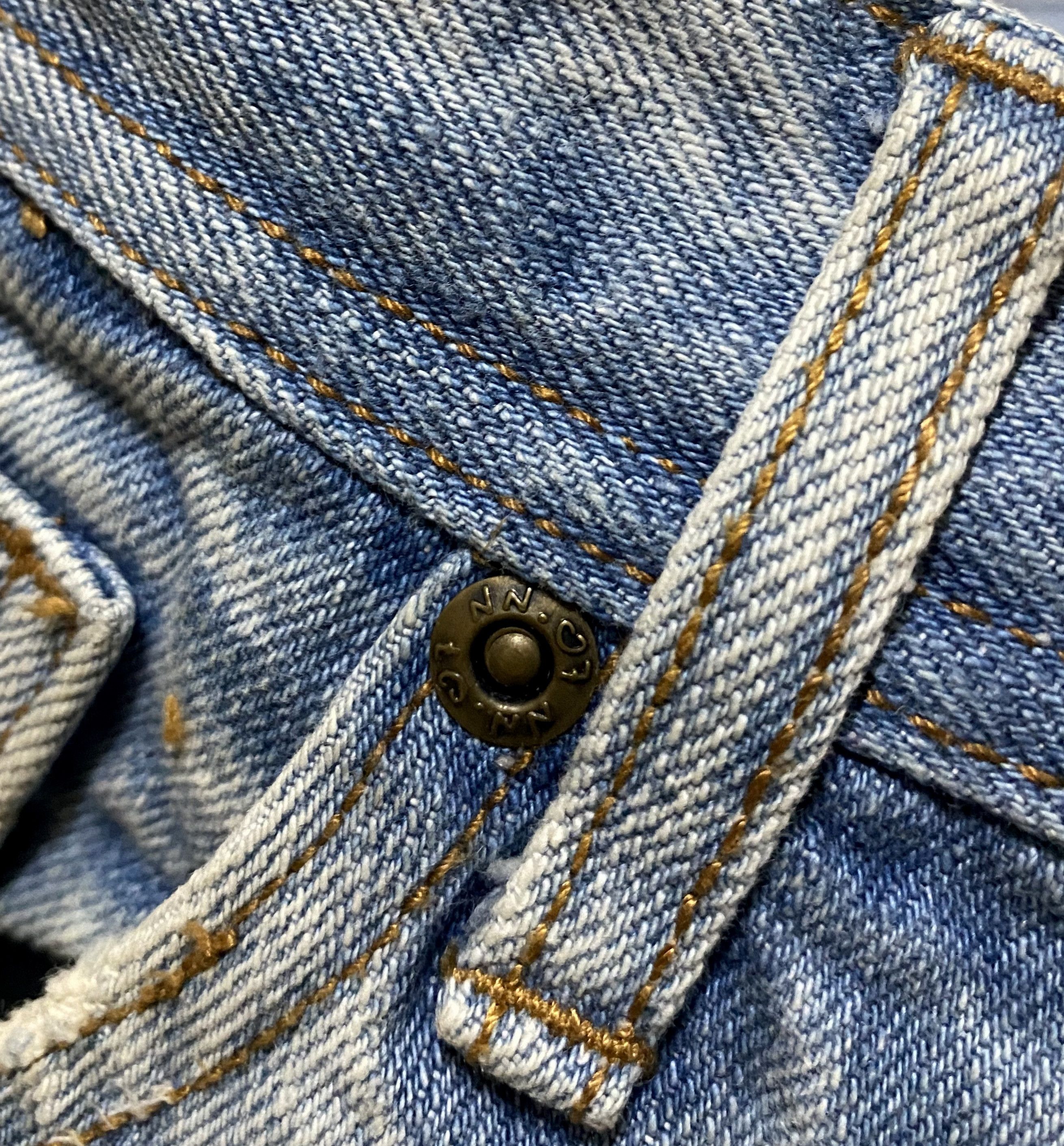 NN07 No Nationality Washed Torn Selvedge Distressed Jeans Denim Size US 31 - 14 Thumbnail