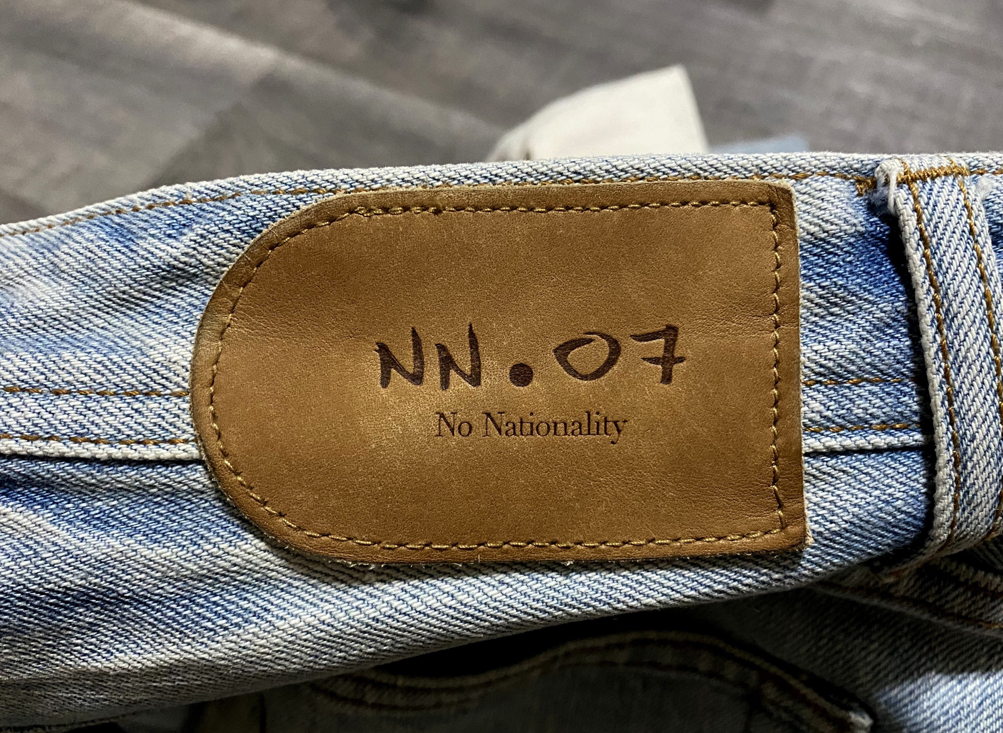 NN07 No Nationality Washed Torn Selvedge Distressed Jeans Denim Size US 31 - 8 Thumbnail