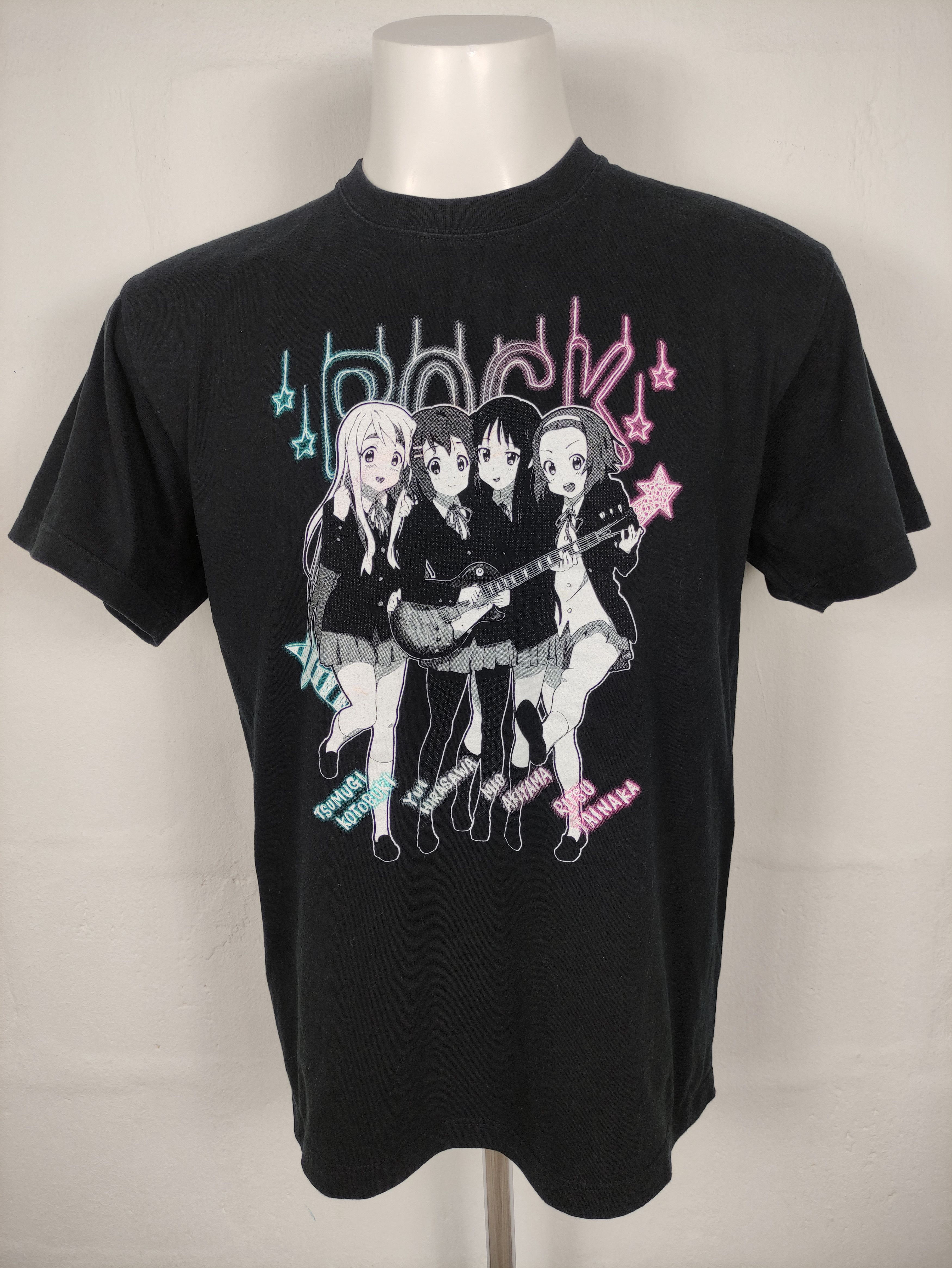 Anime × Cartoon Network × Japanese Brand K-On! Anime Kotobuki Hirasawa Akiyama Tainaka Manga Shirt Size US L / EU 52-54 / 3 - 1 Thumbnail