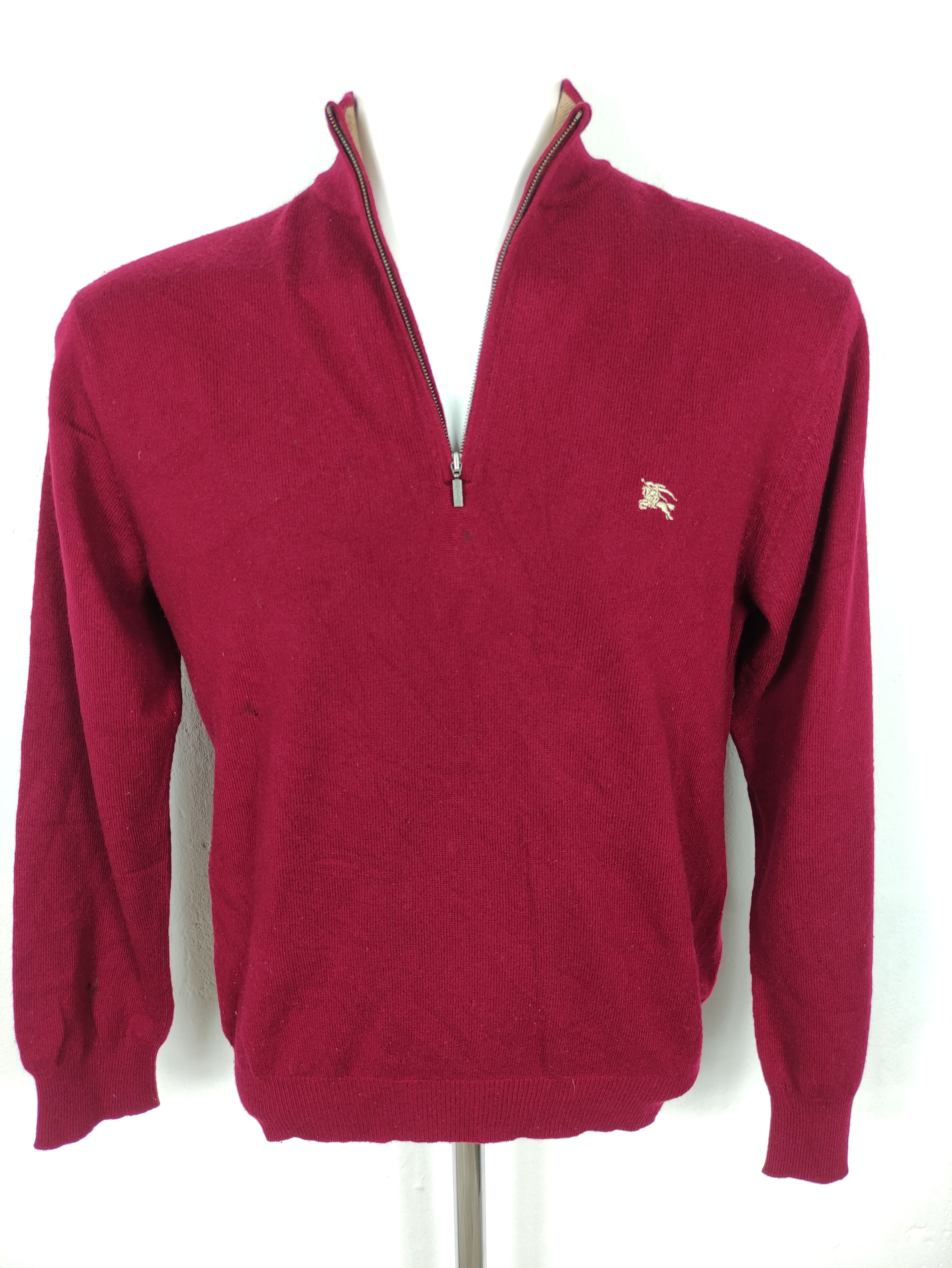Burberry × Designer Burberry London Quarter Zip Sweatshirt Size US L / EU 52-54 / 3 - 4 Thumbnail